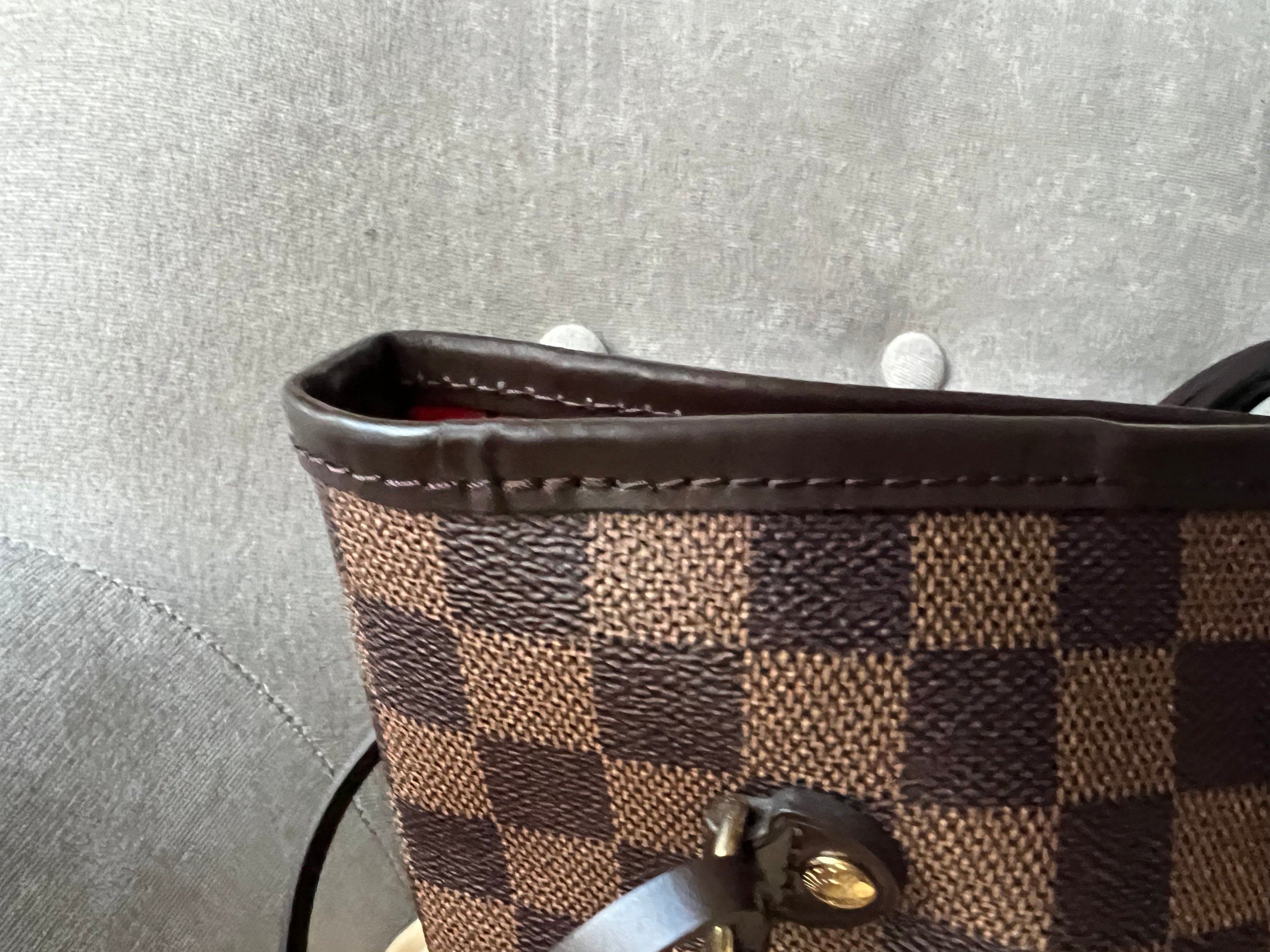 Louis Vuitton Neverfull MM Damier Ebene Cherry Interior (RRP £1,410)