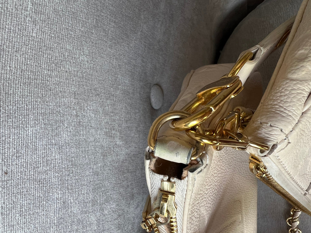 Louis Vuitton Multi Pochette Accessoires Creme Empreinte (RRP £2110)