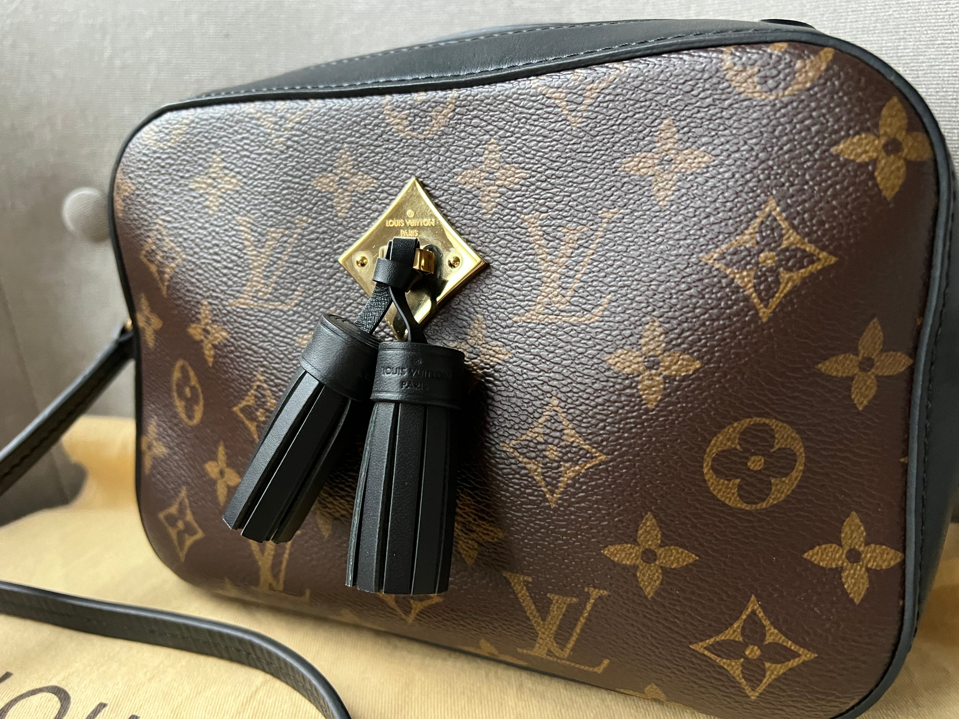 Louis Vuitton Saintonge Monogram and Black