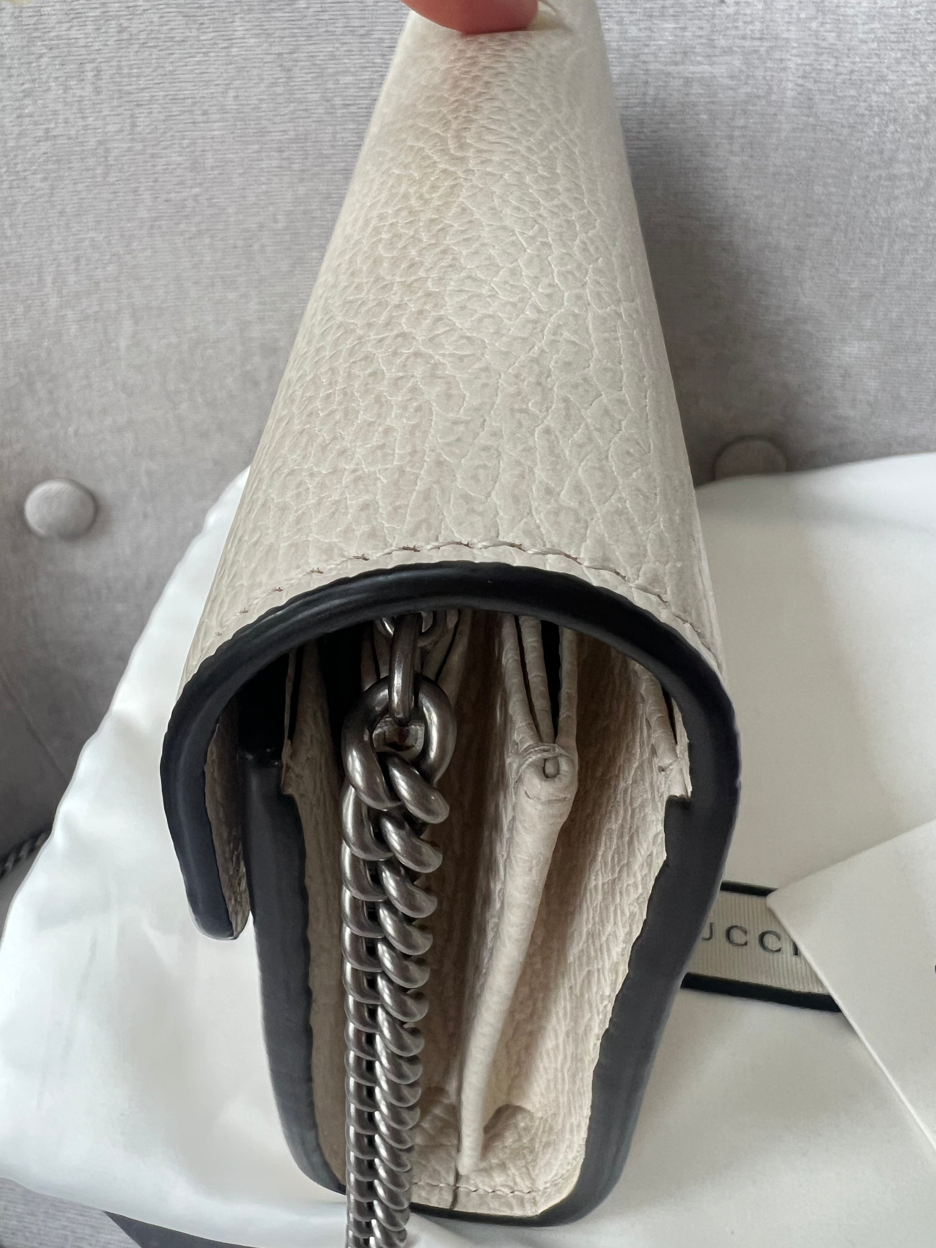 Gucci Dionysus White Mini Chain Bag (RRP £1340)