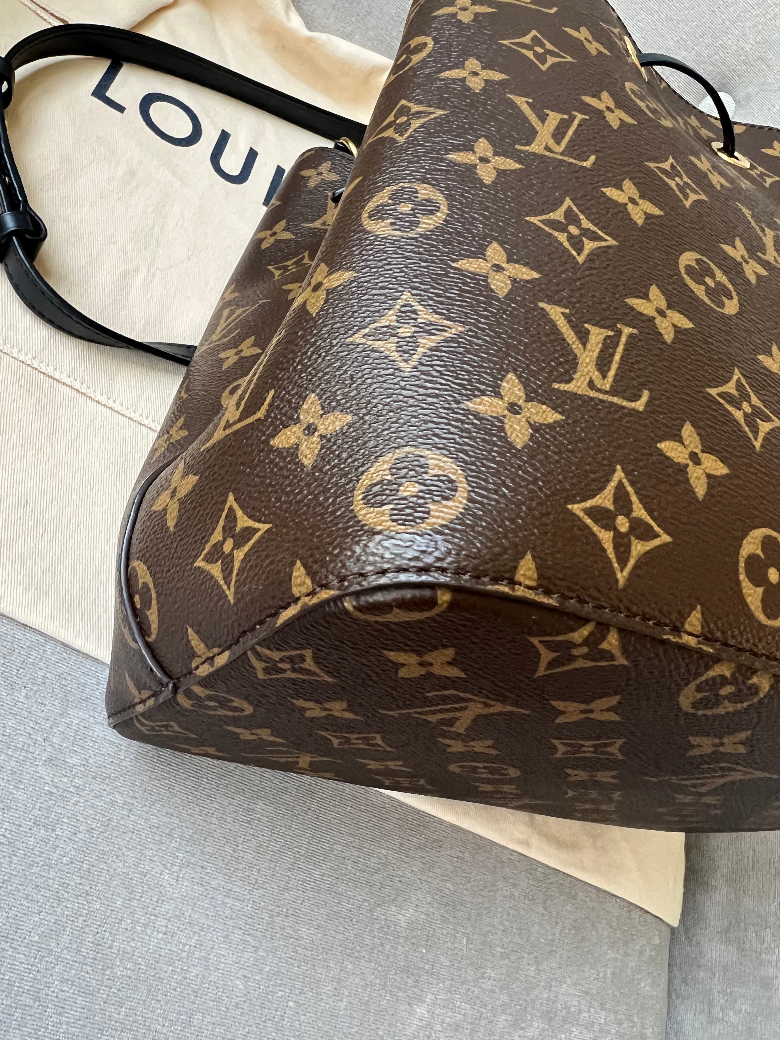 Louis Vuitton Neo Noe Monogram and Black (RRP £1,560)