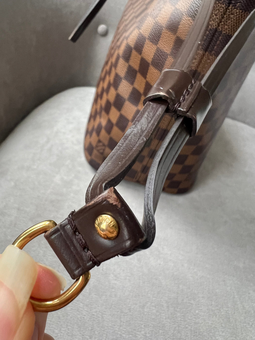 Louis Vuitton Neverfull MM Damier Ebene Cherry Interior (RRP £1,410)