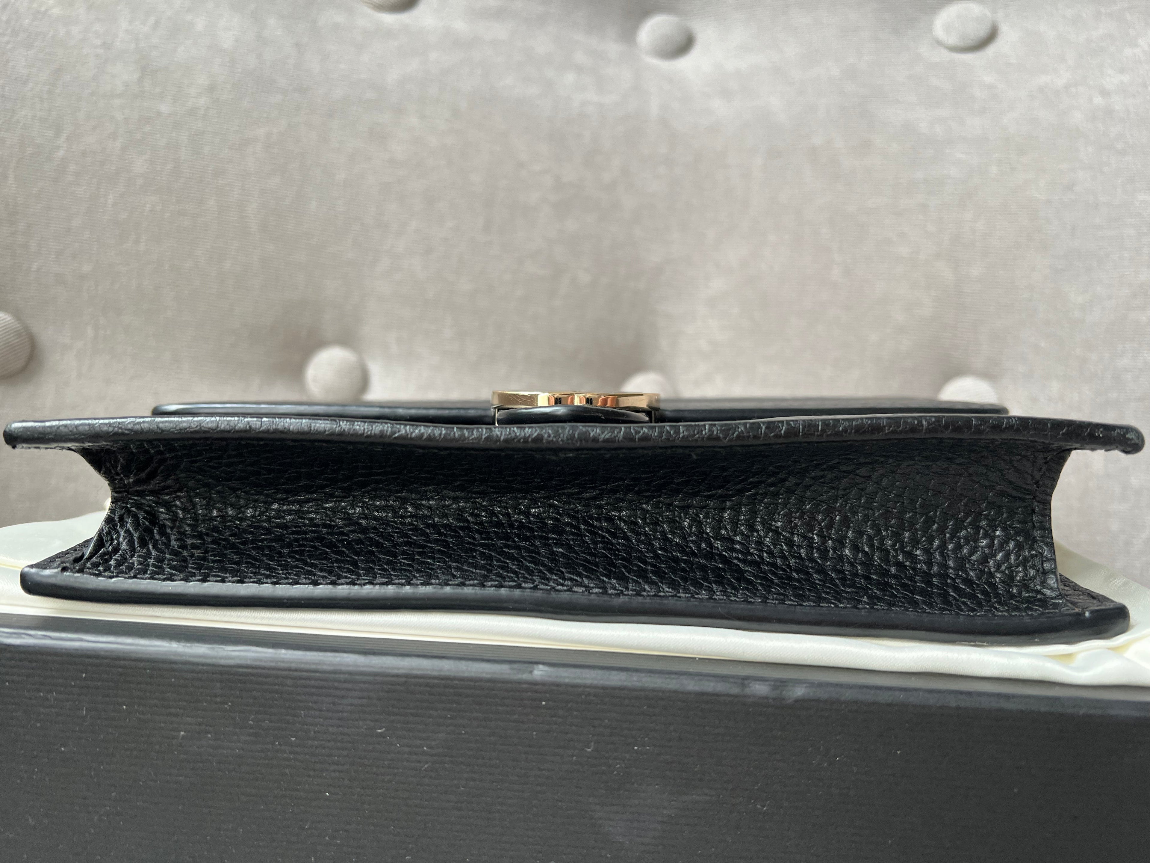 Gucci Black Interlocking Chain Wallet