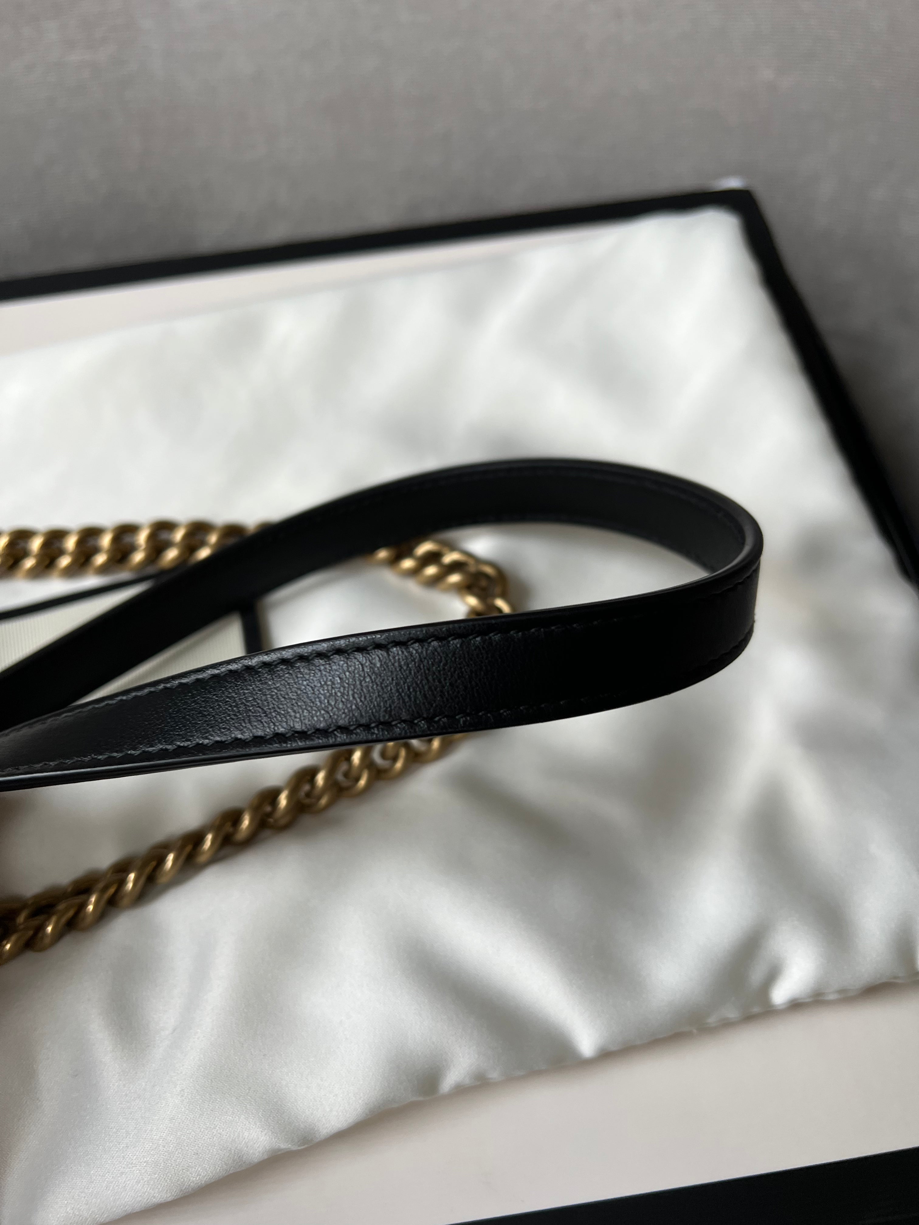 Gucci GG Black Marmont Small Shoulder Bag (RRP £1800)