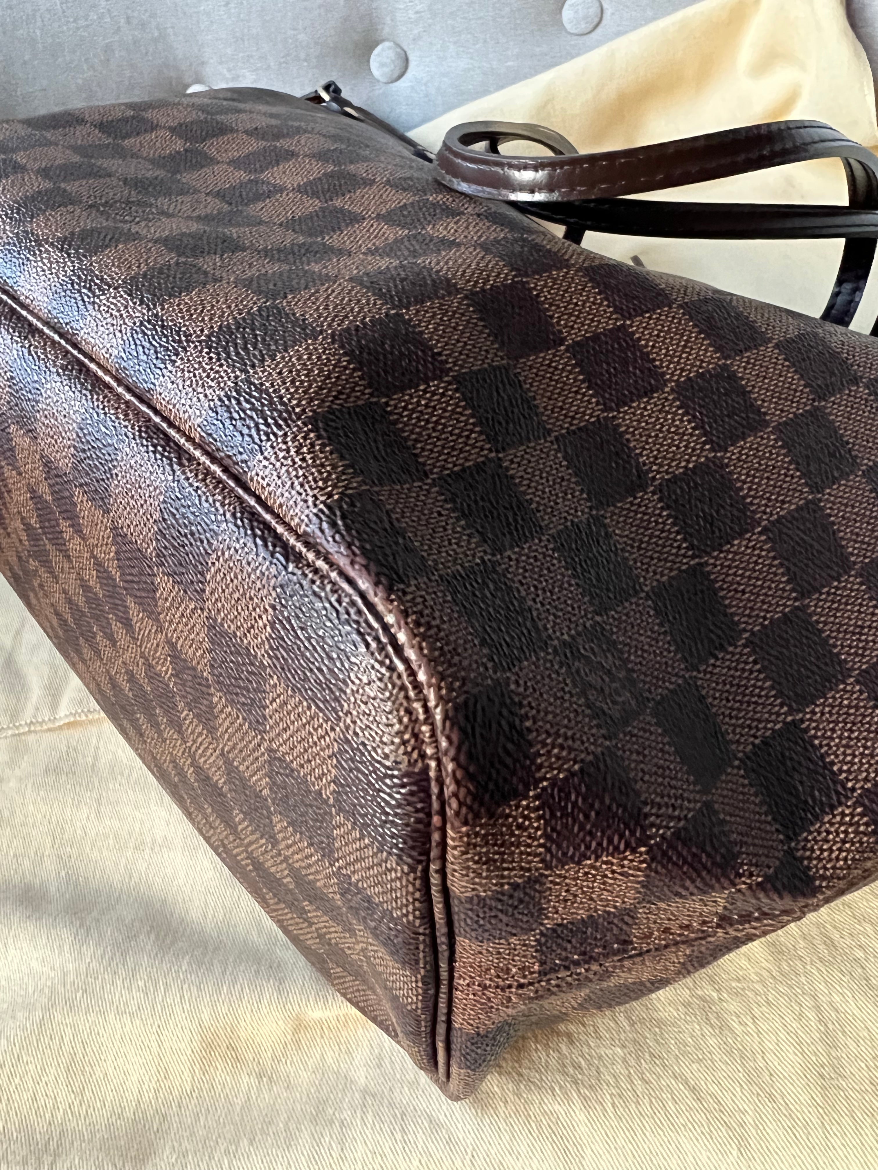Louis Vuitton Neverfull MM Damier Ebene Cherry Interior (RRP £1,410)