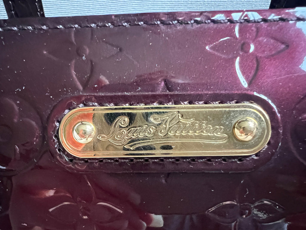 Louis Vuitton Wilshire Amarante Vernis Patent Leather