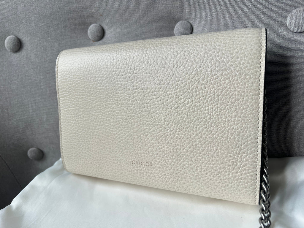 Gucci Dionysus White Mini Chain Bag (RRP £1340)