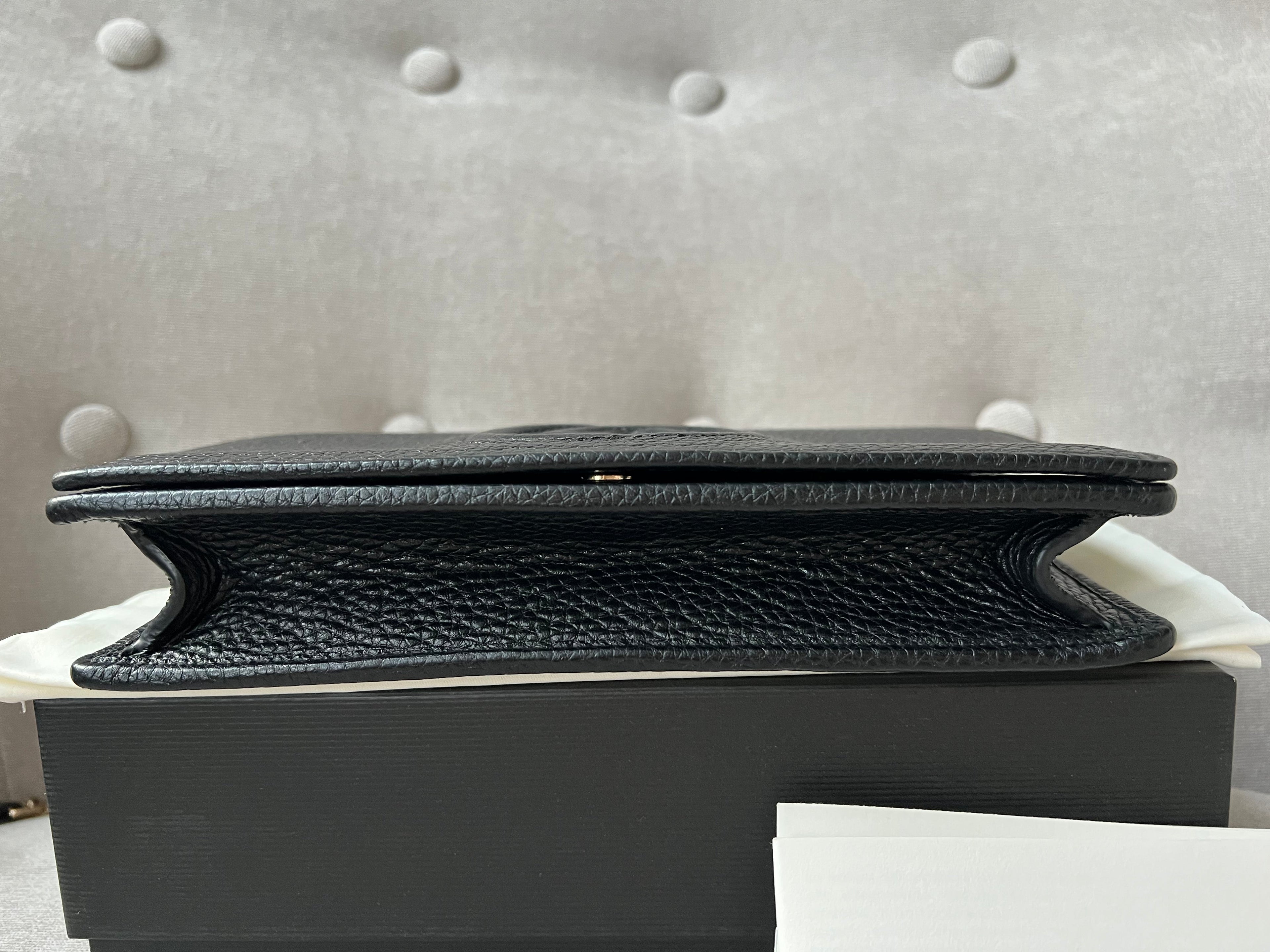 Gucci Black Soho Chain Wallet