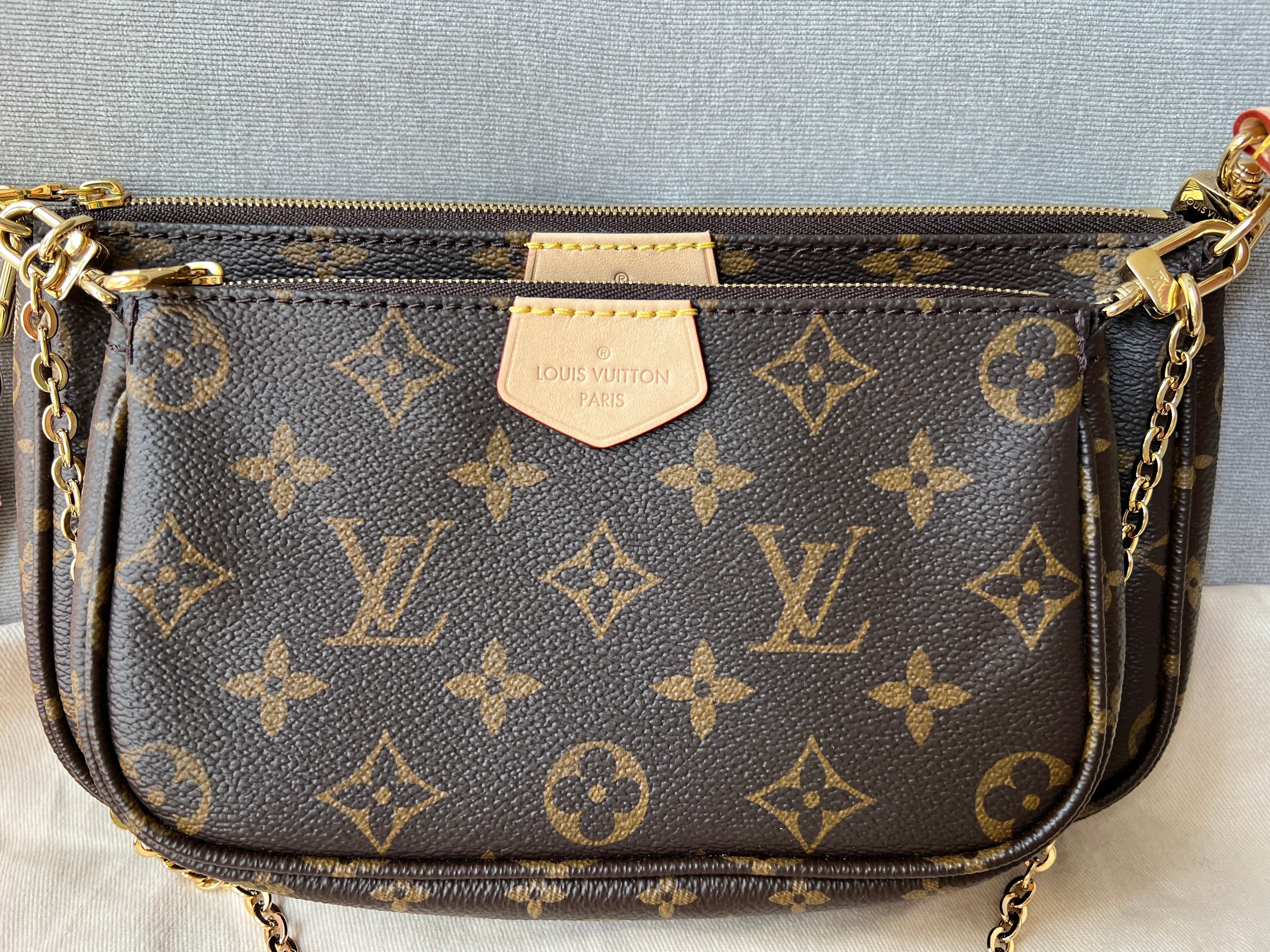 Louis Vuitton Multi Pochette Accessoires Rose Chiaro (RRP £1830)
