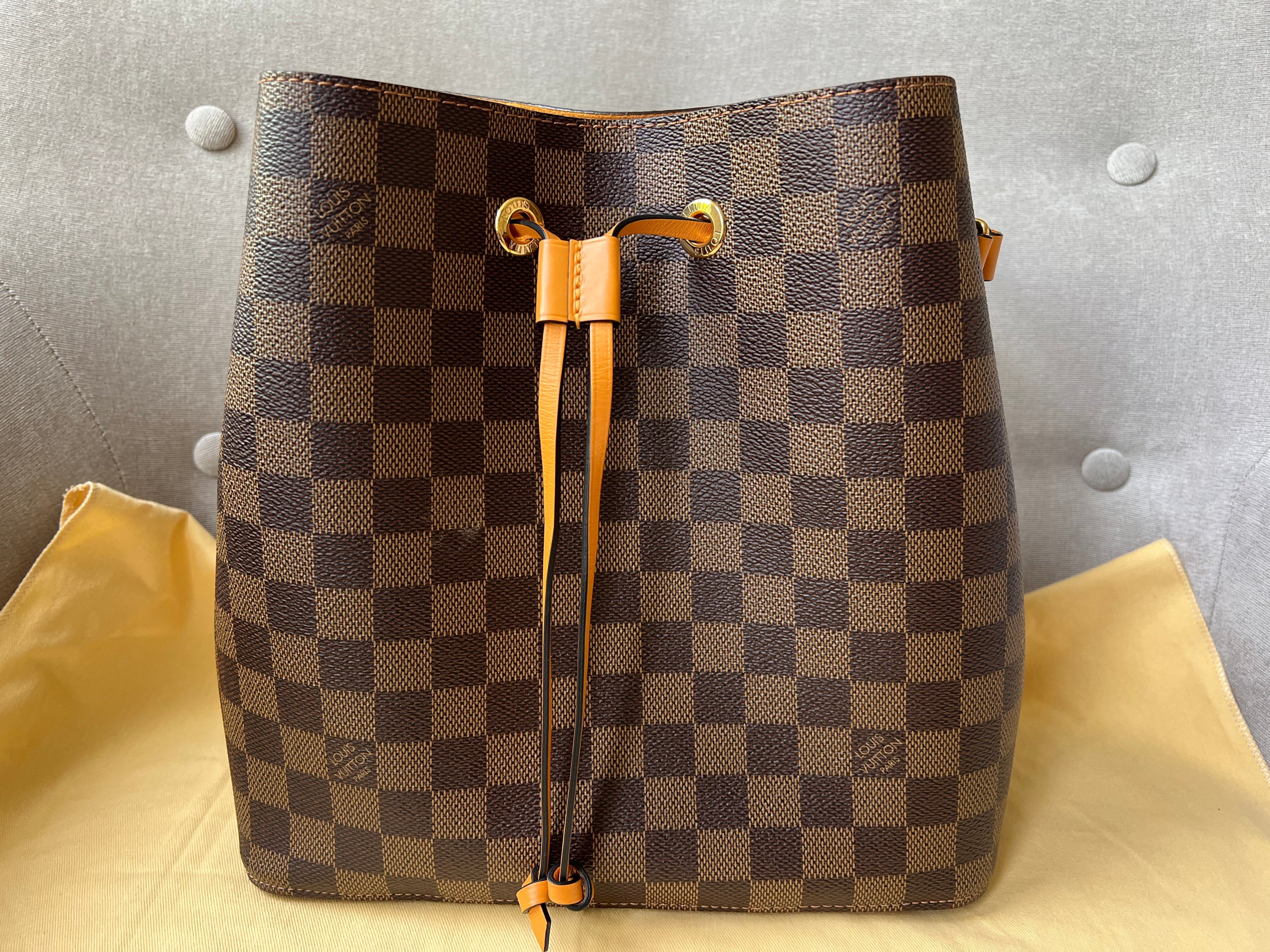 Louis Vuitton Neo Noe Damier Ebene and Safran (RRP £1,560)