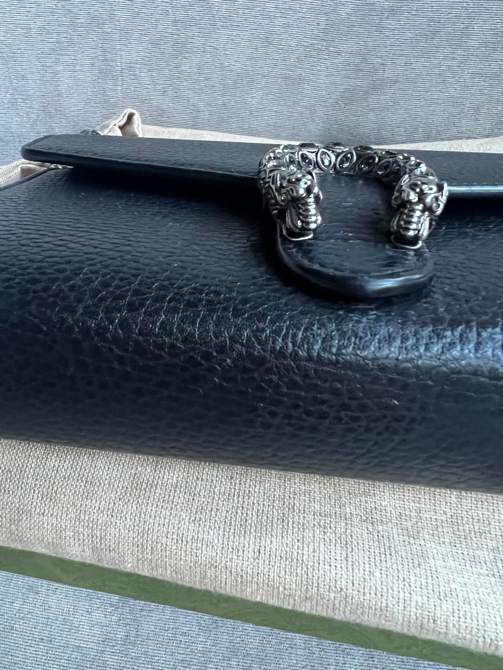 Gucci Dionysus Black Mini Chain Bag
