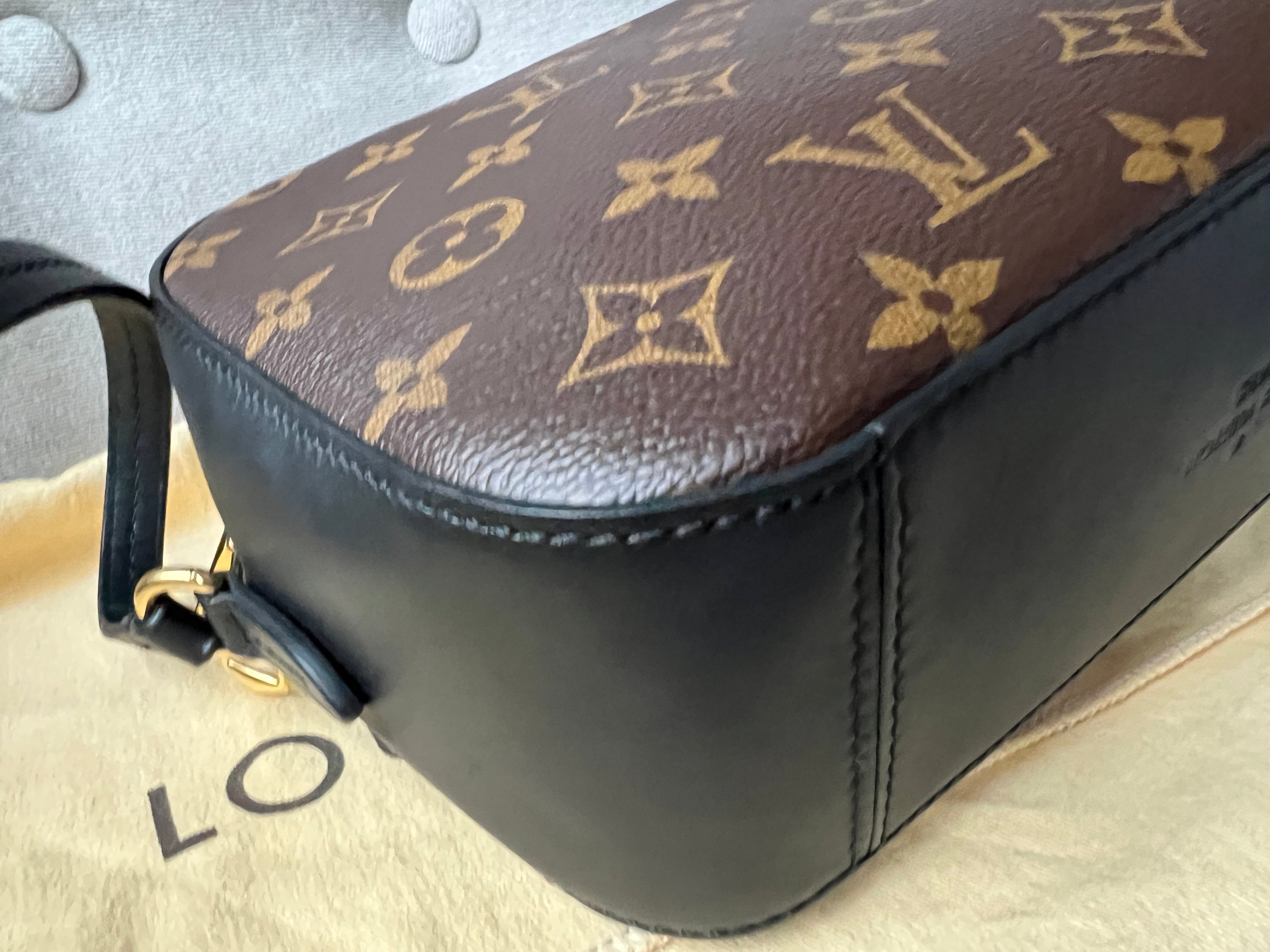 Louis Vuitton Saintonge Monogram and Black