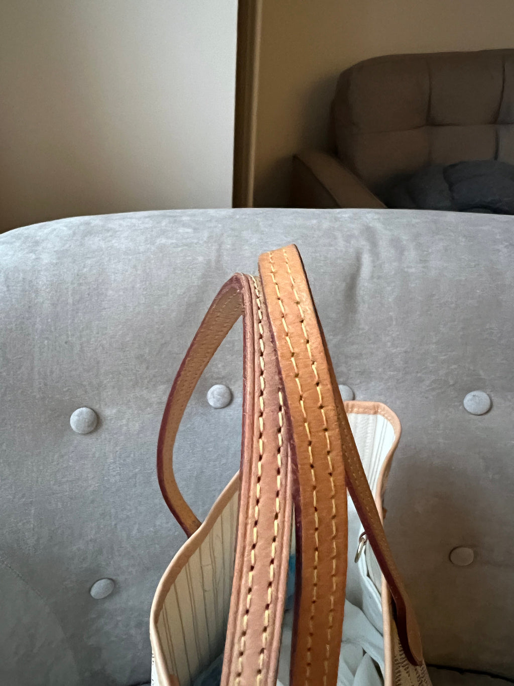 Louis Vuitton Neverfull MM  Damier Azur (RRP £1,410)