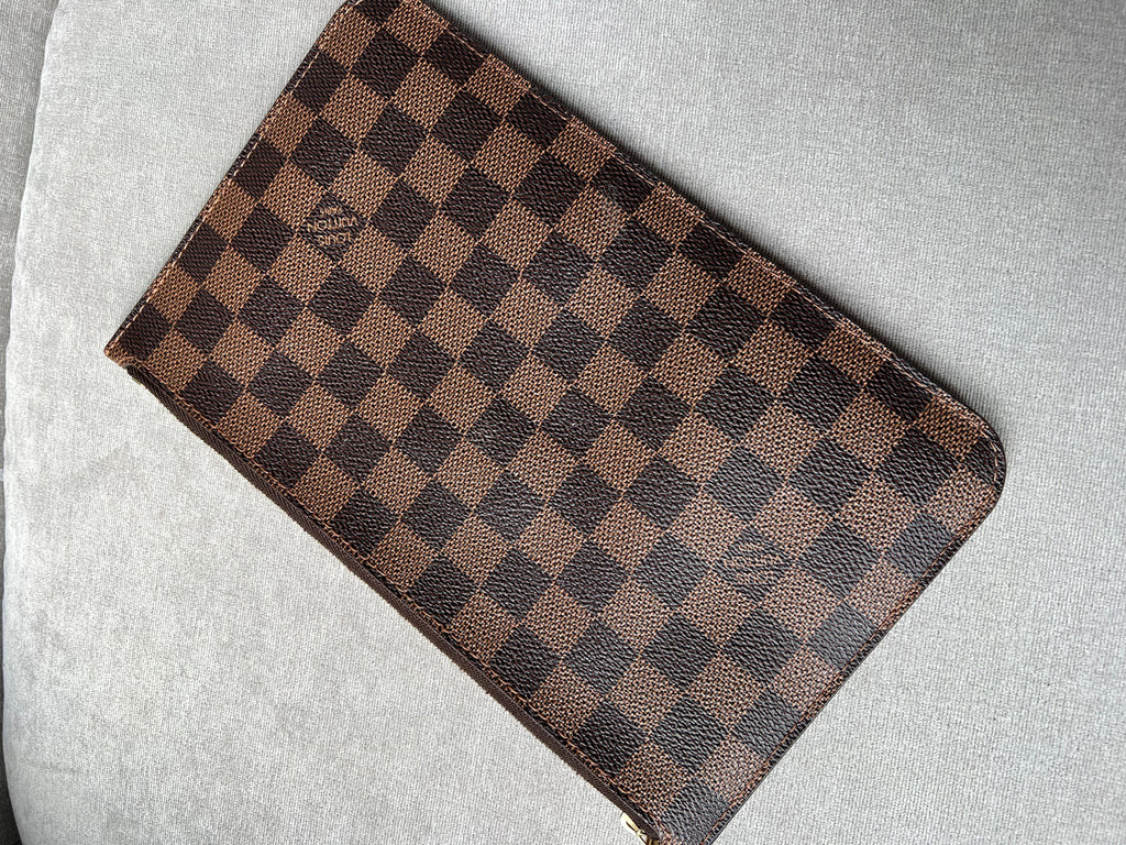 Louis Vuitton Pouch (from Neverfull MM) in Damier Ebene