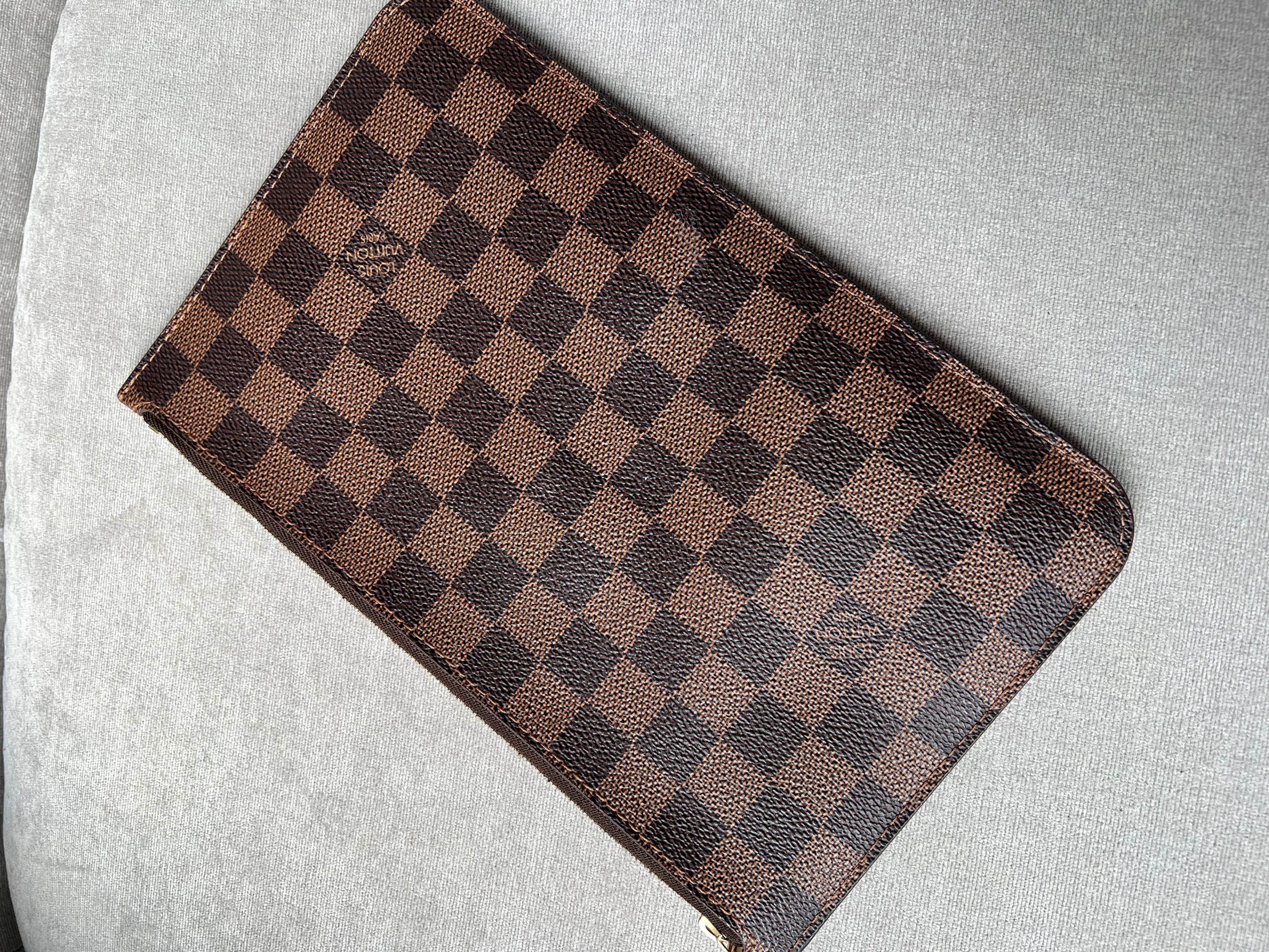 Louis Vuitton Pouch (from Neverfull MM) in Damier Ebene