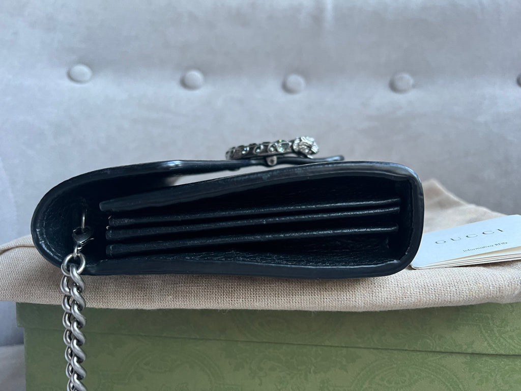 Gucci Dionysus Black Mini Chain Bag