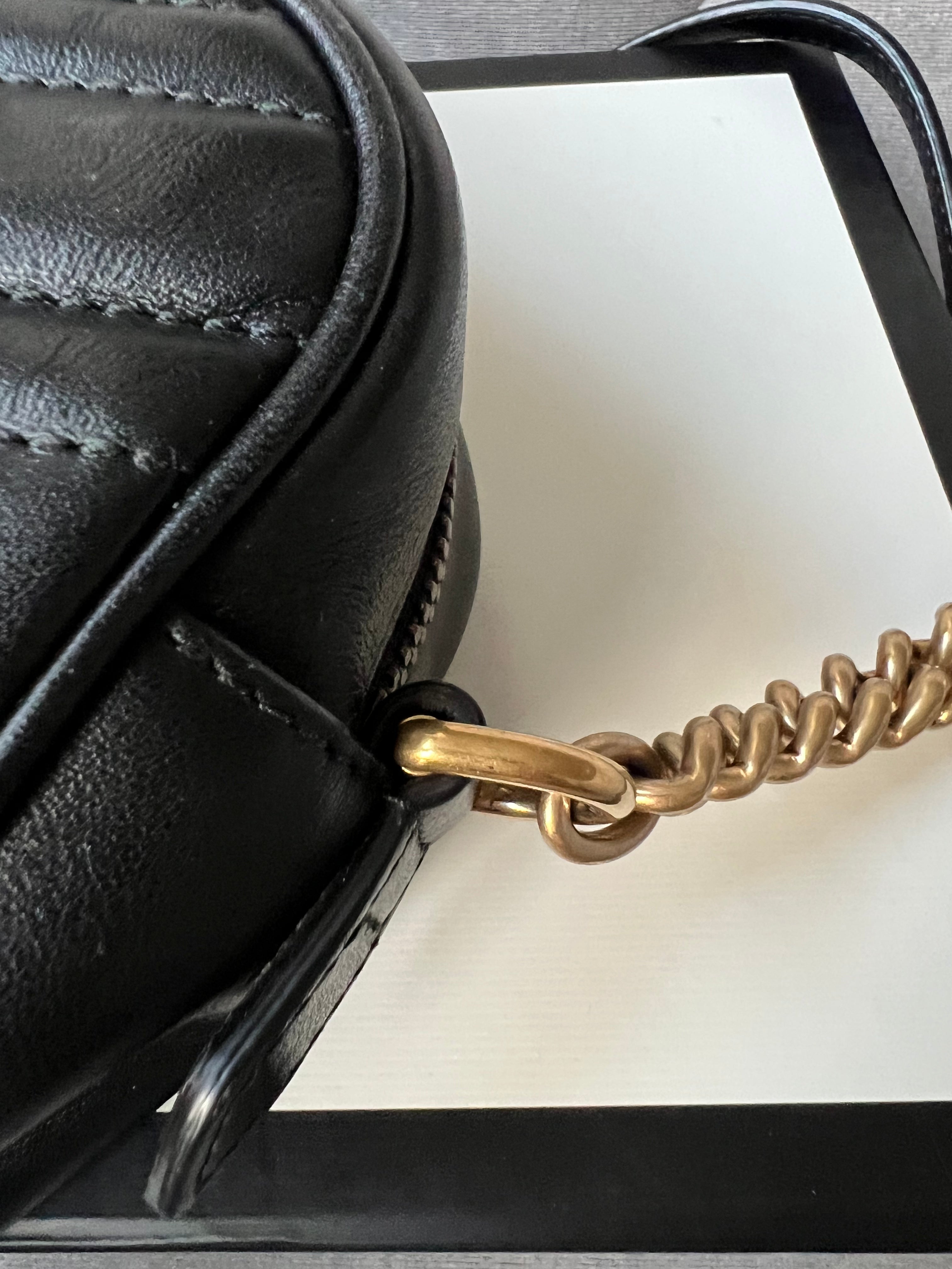 Gucci GG Black Marmont Small Shoulder Bag (RRP £1250)