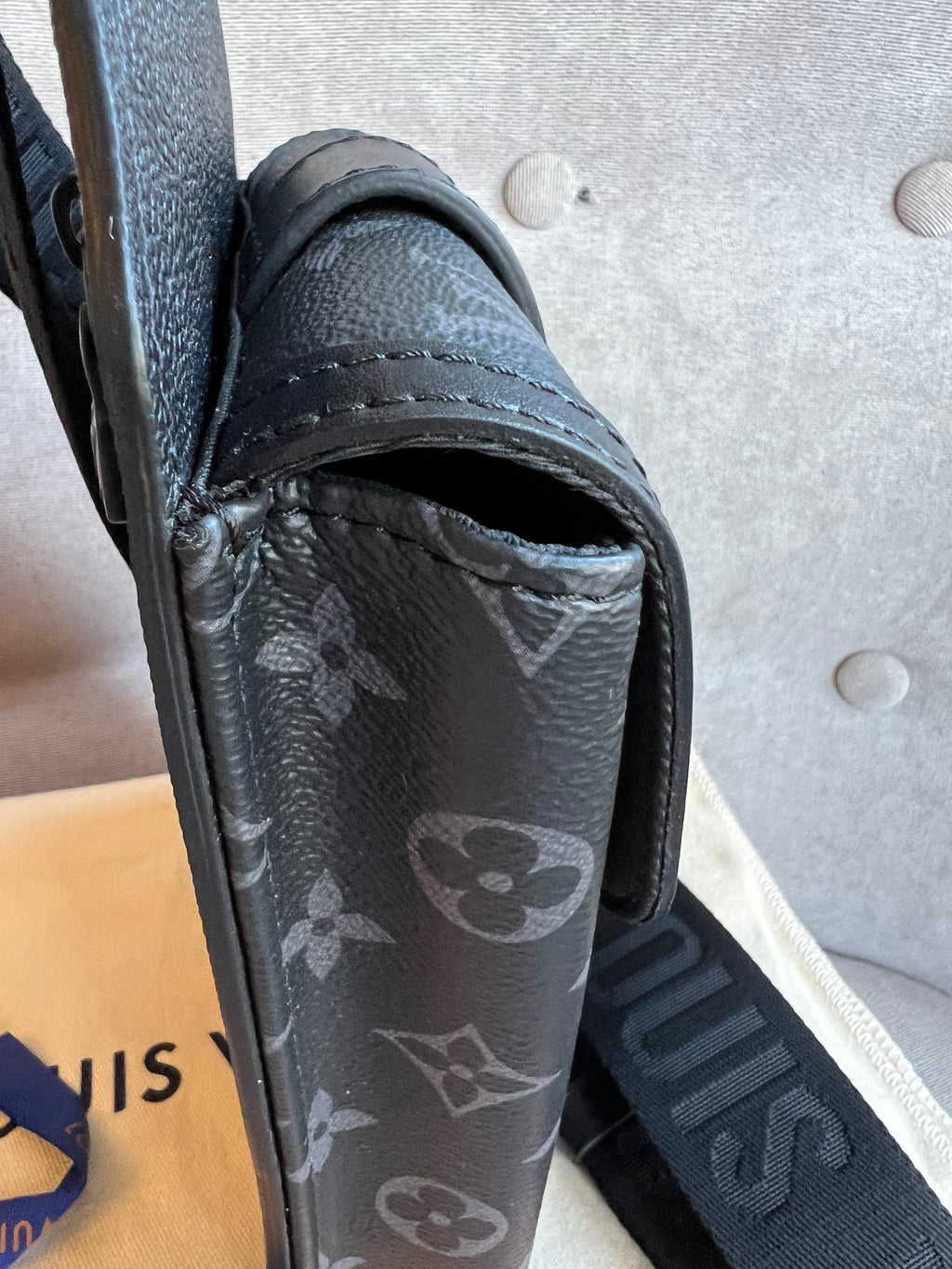 Louis Vuitton Saumur Sling Bag Monogram Eclipse (RRP £1510)
