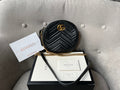 Gucci GG Round Black Marmont Small Shoulder Bag