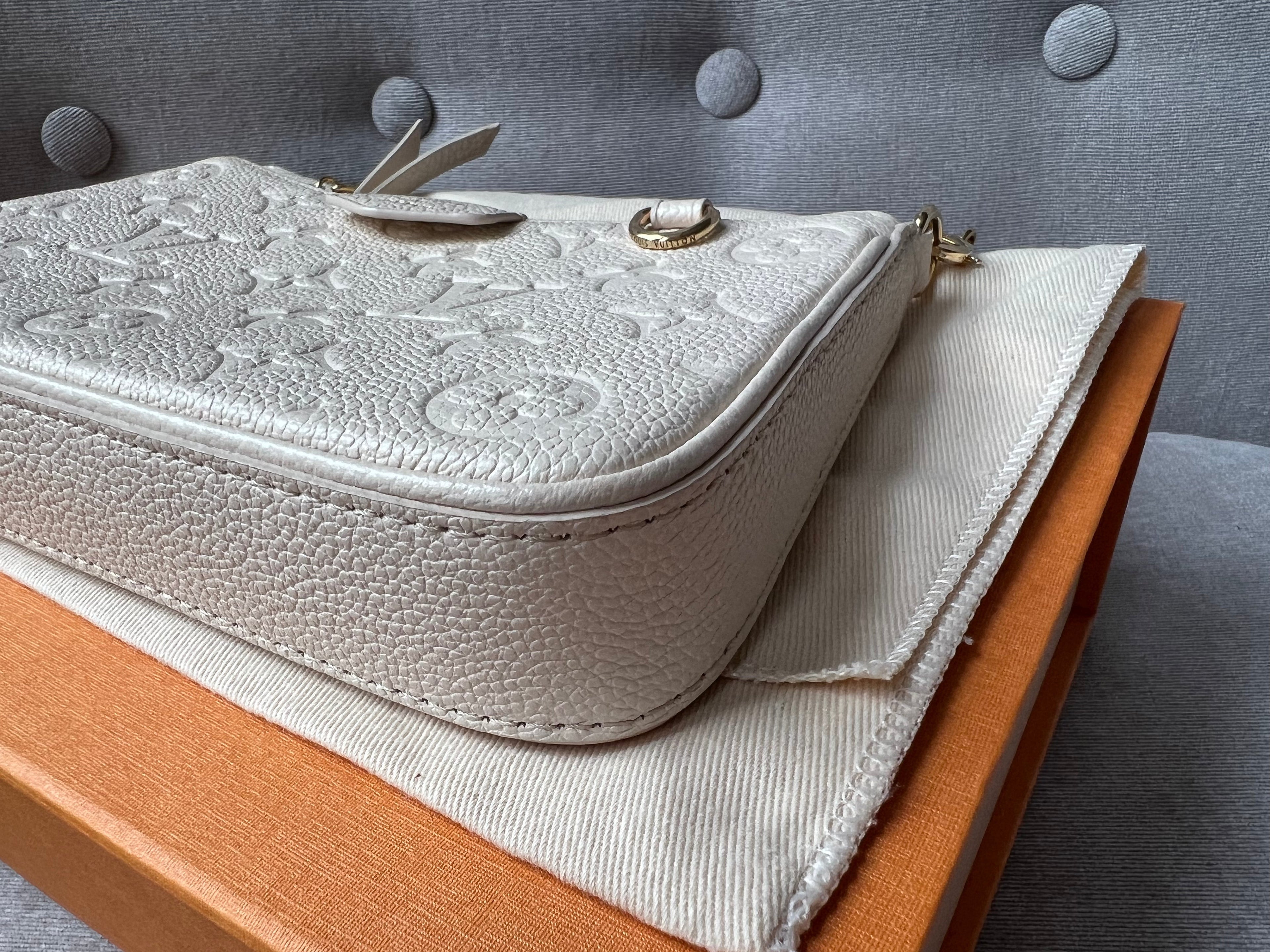 Louis Vuitton Easy Pouch Creme Empreinte (RRP £1280)