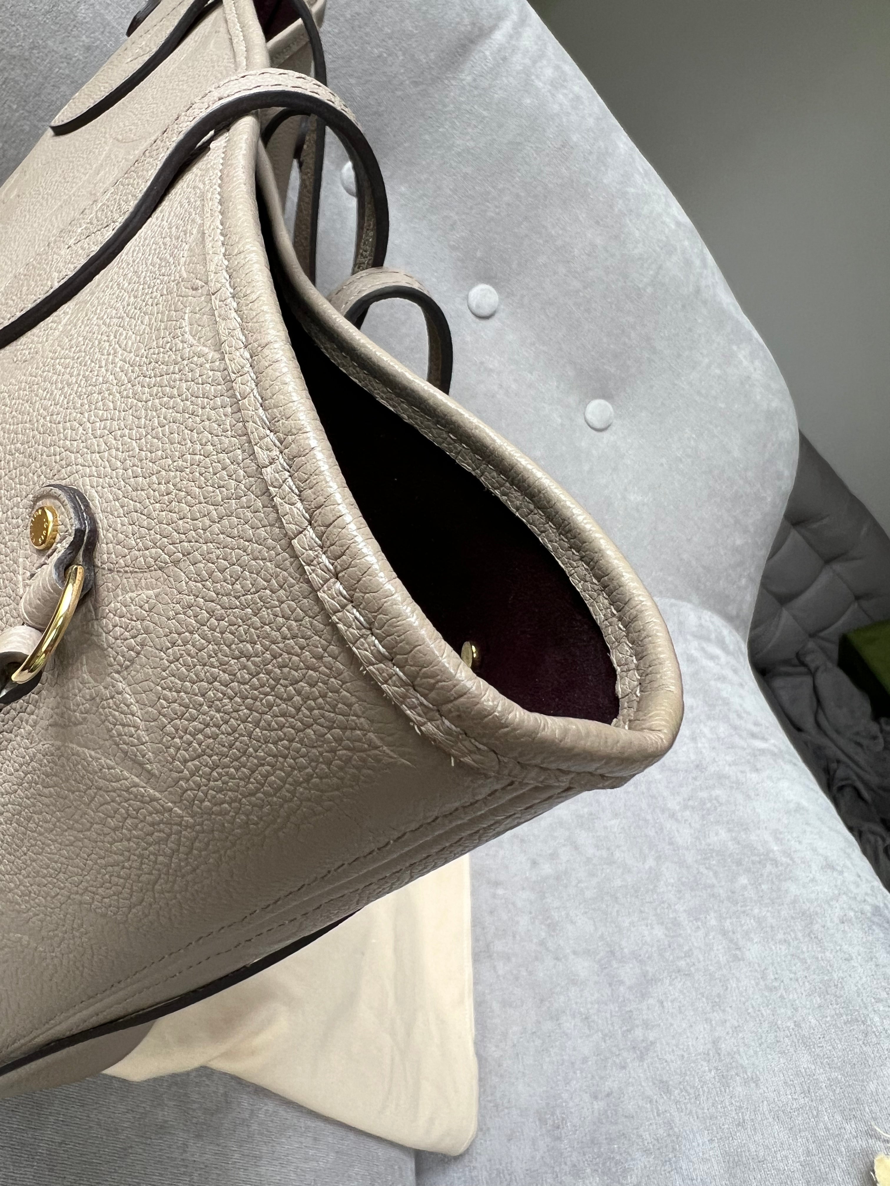 Louis Vuitton Neverfull MM Dune Empreinte (RRP £1,940)