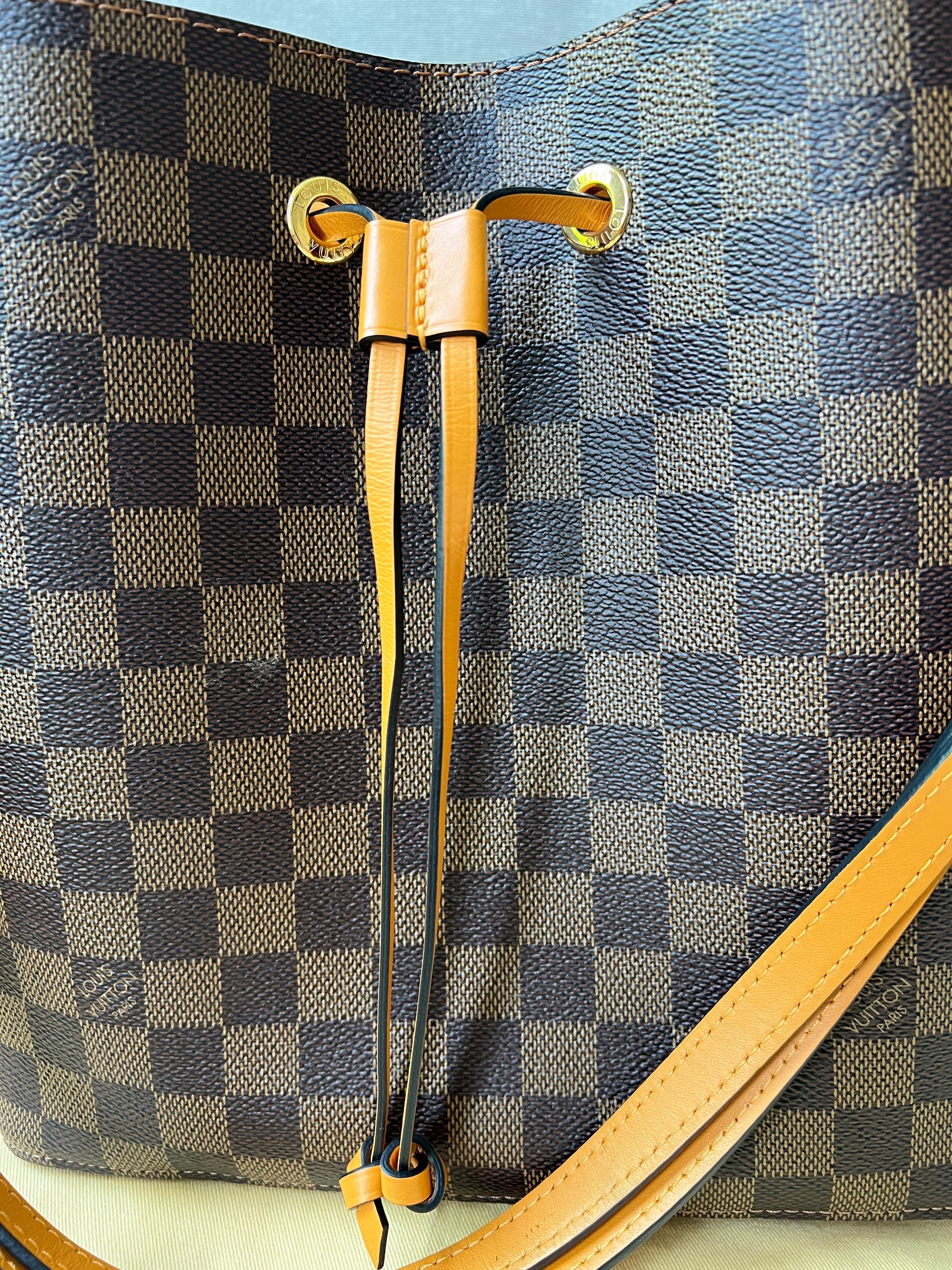 Louis Vuitton Neo Noe Damier Ebene and Safran (RRP £1,560)