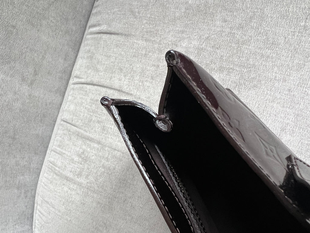 Louis Vuitton Wilshire Amarante Vernis Patent Leather