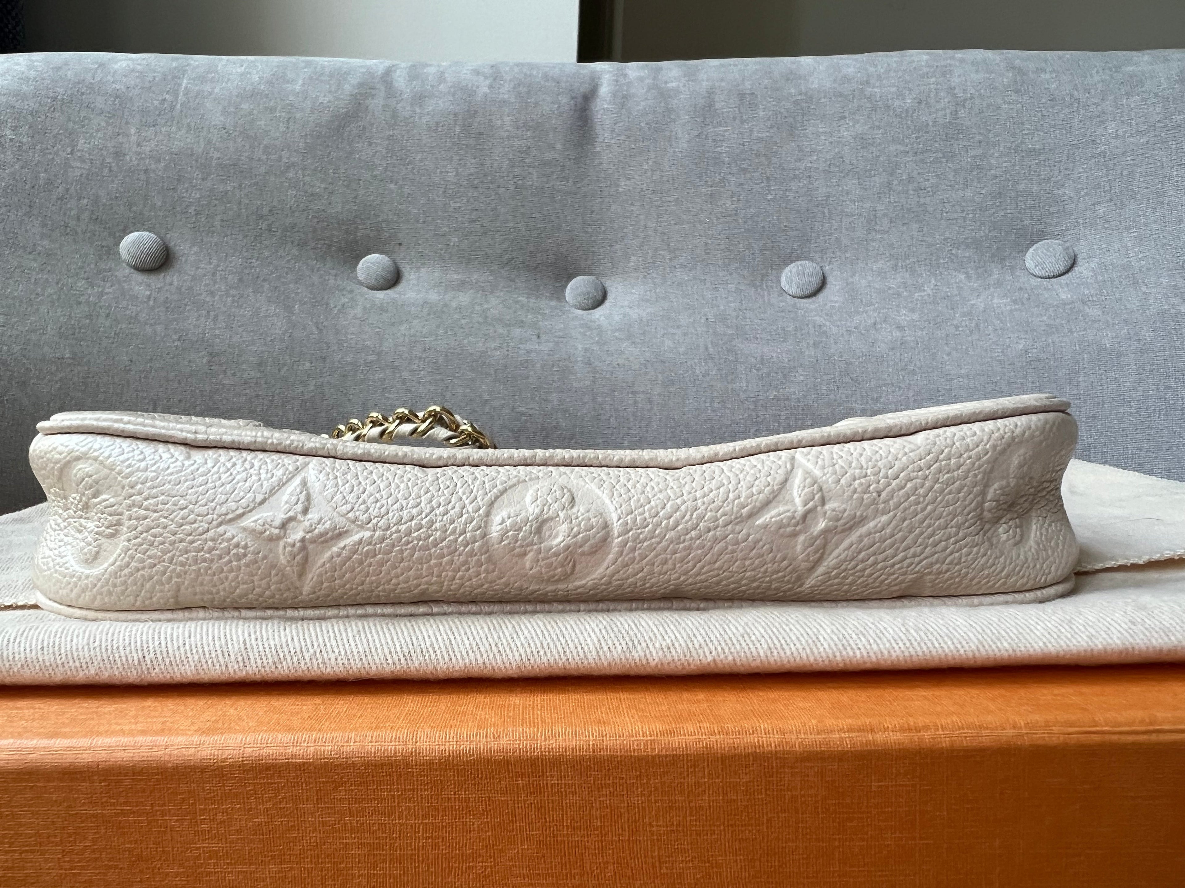 Louis Vuitton Multi Pochette Accessoires Creme Empreinte (RRP £2110)