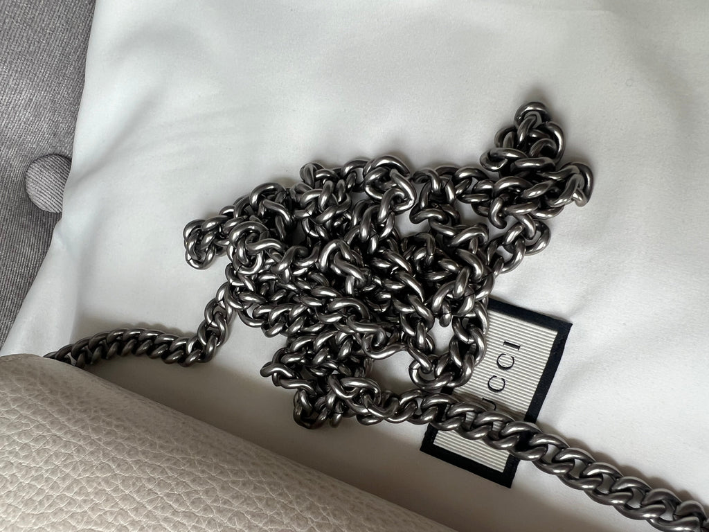 Gucci Dionysus White Mini Chain Bag (RRP £1340)