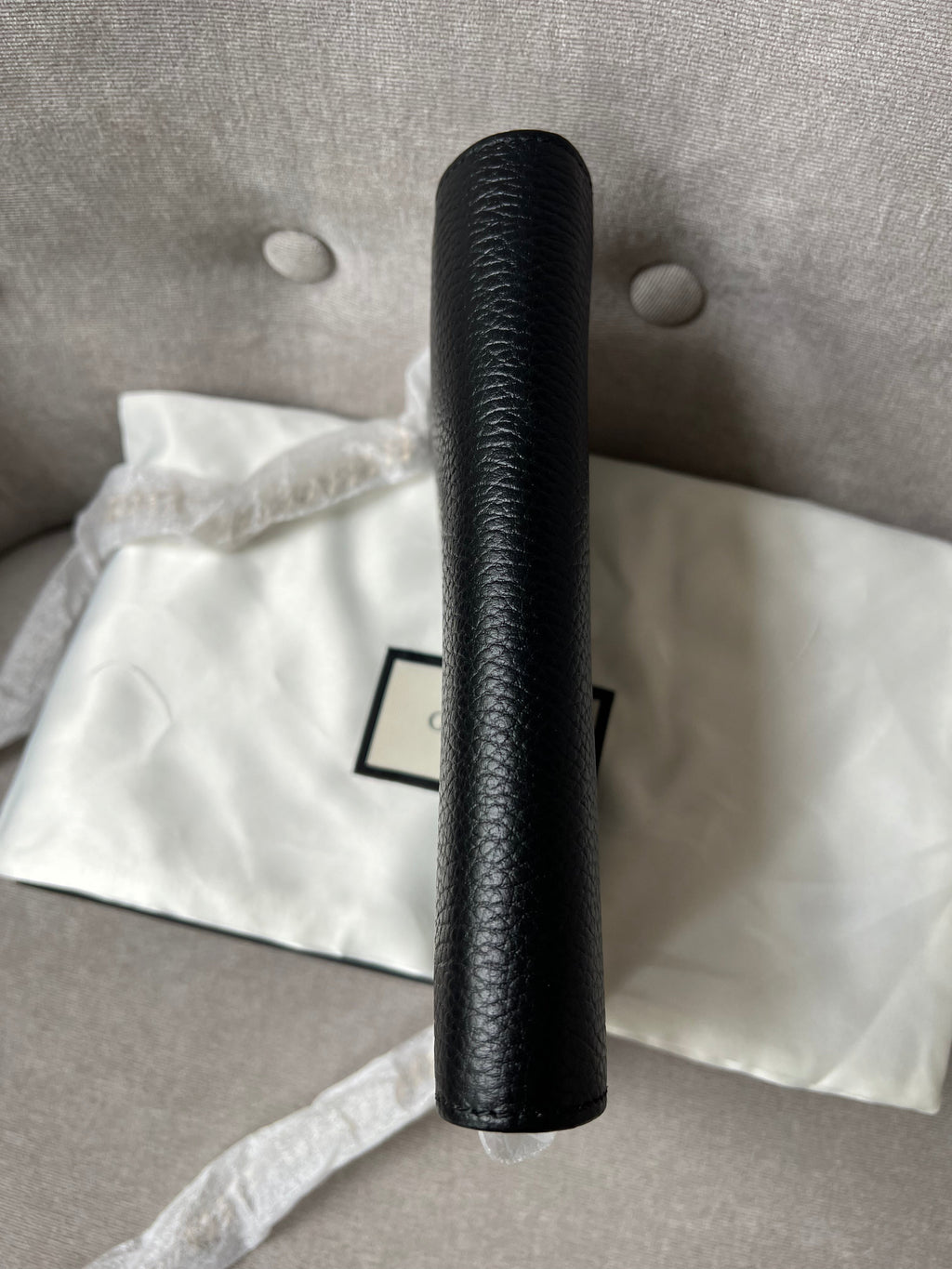 Gucci Black Interlocking Chain Wallet