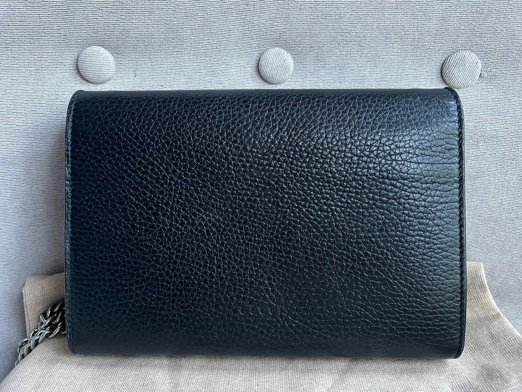 Gucci Dionysus Black Mini Chain Bag