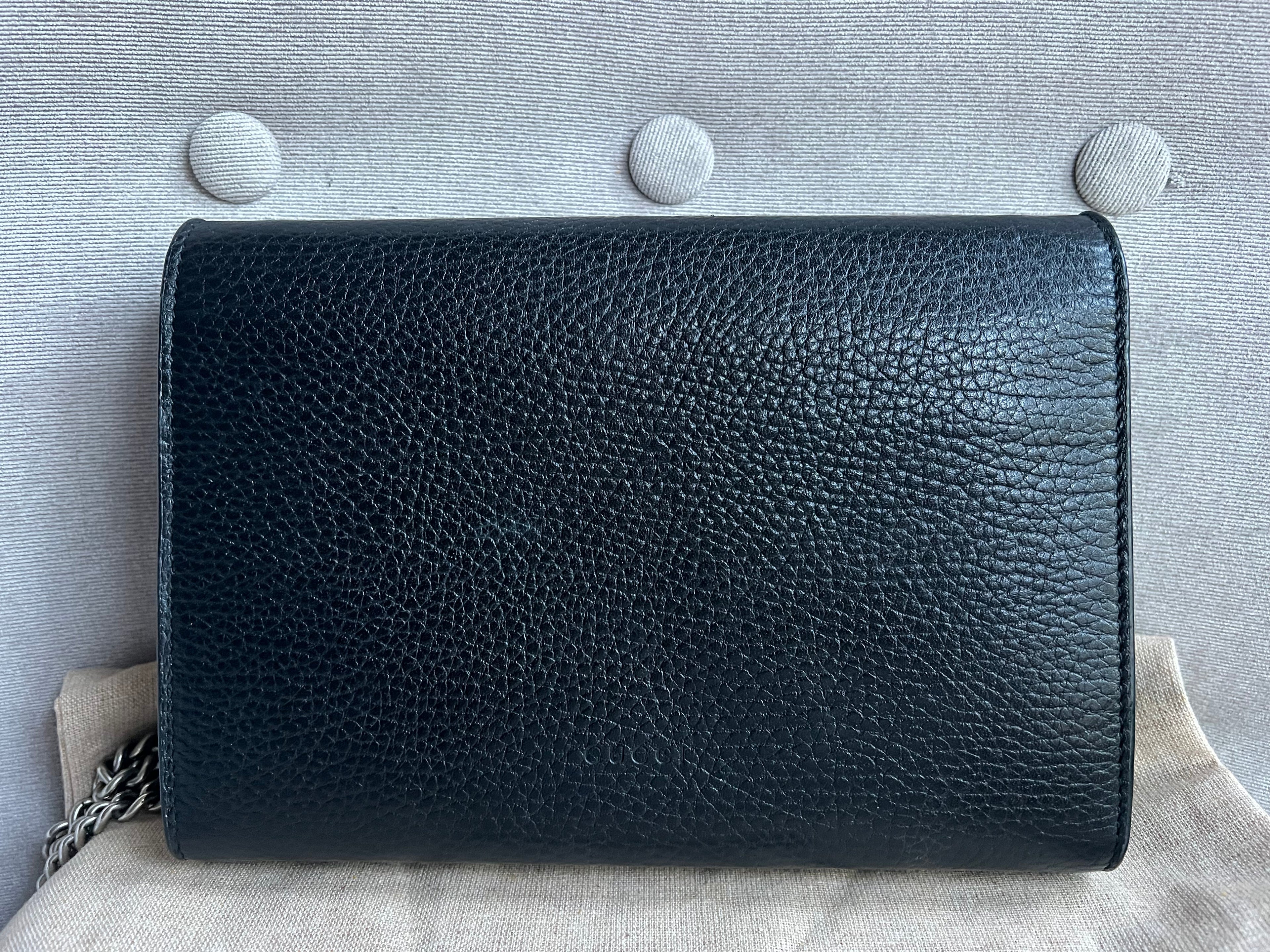 Gucci Dionysus Black Mini Chain Bag