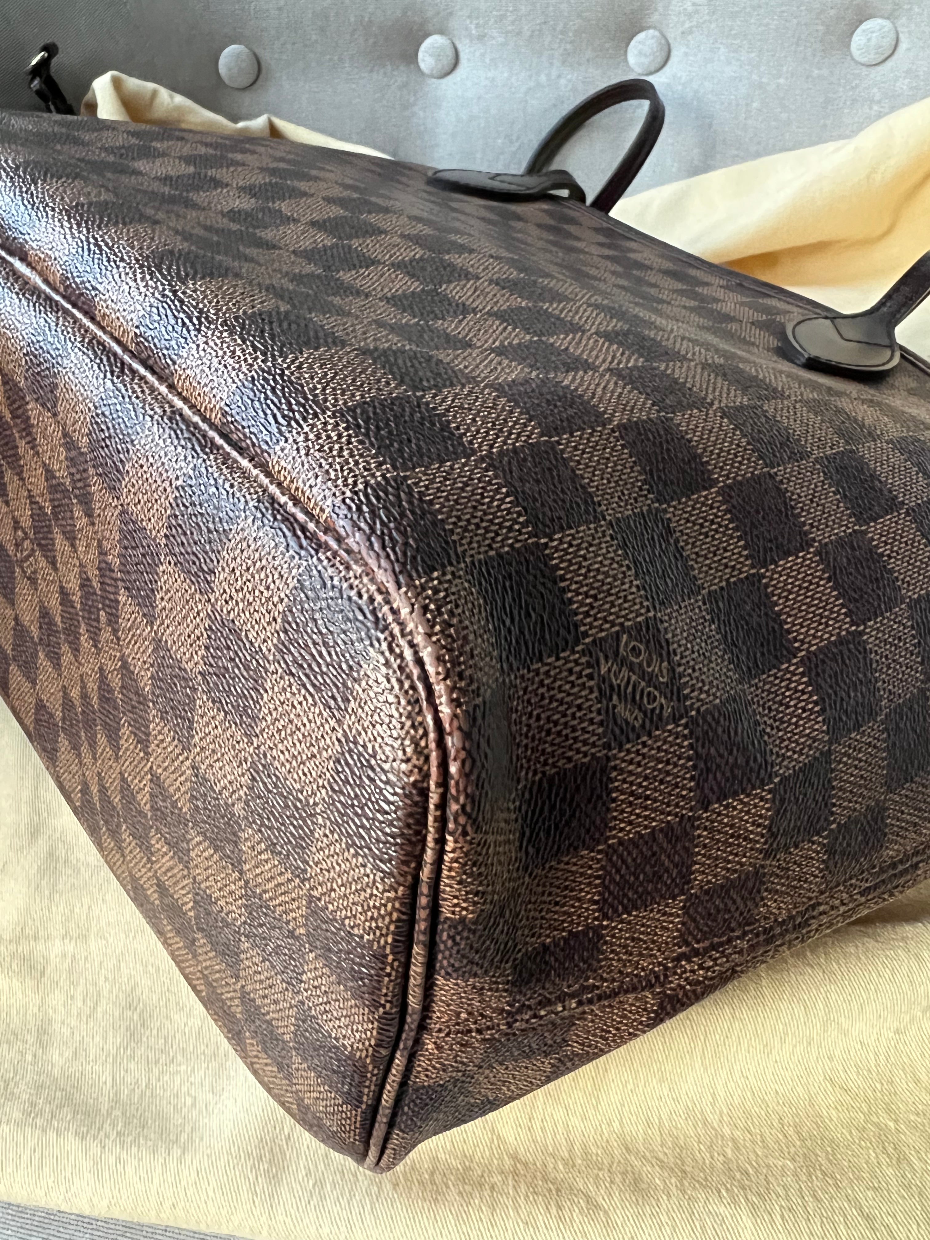 Louis Vuitton Neverfull MM Damier Ebene Cherry Interior (RRP £1,410)