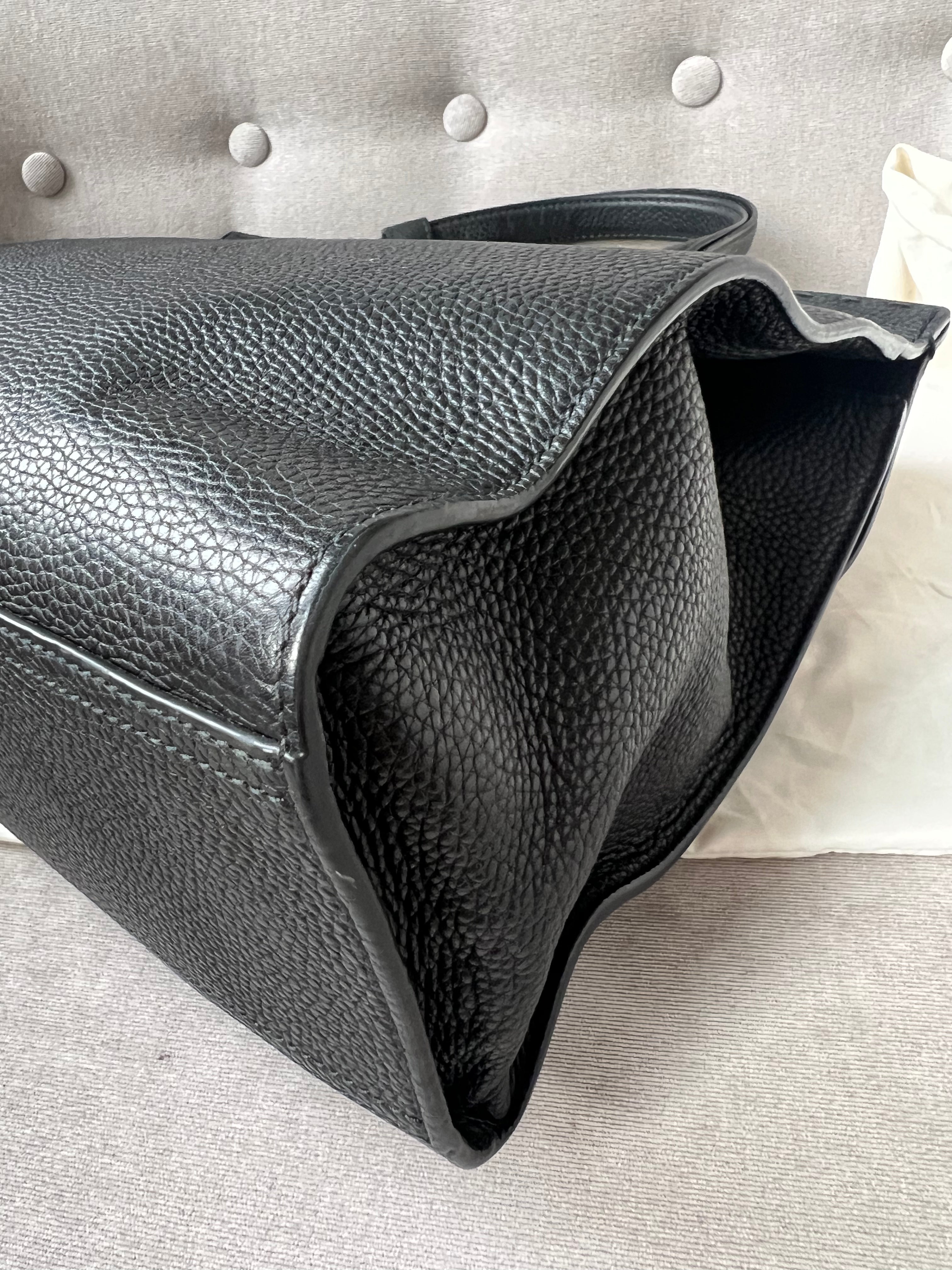 Gucci GG Black Marmont Medium Top Handle Bag
