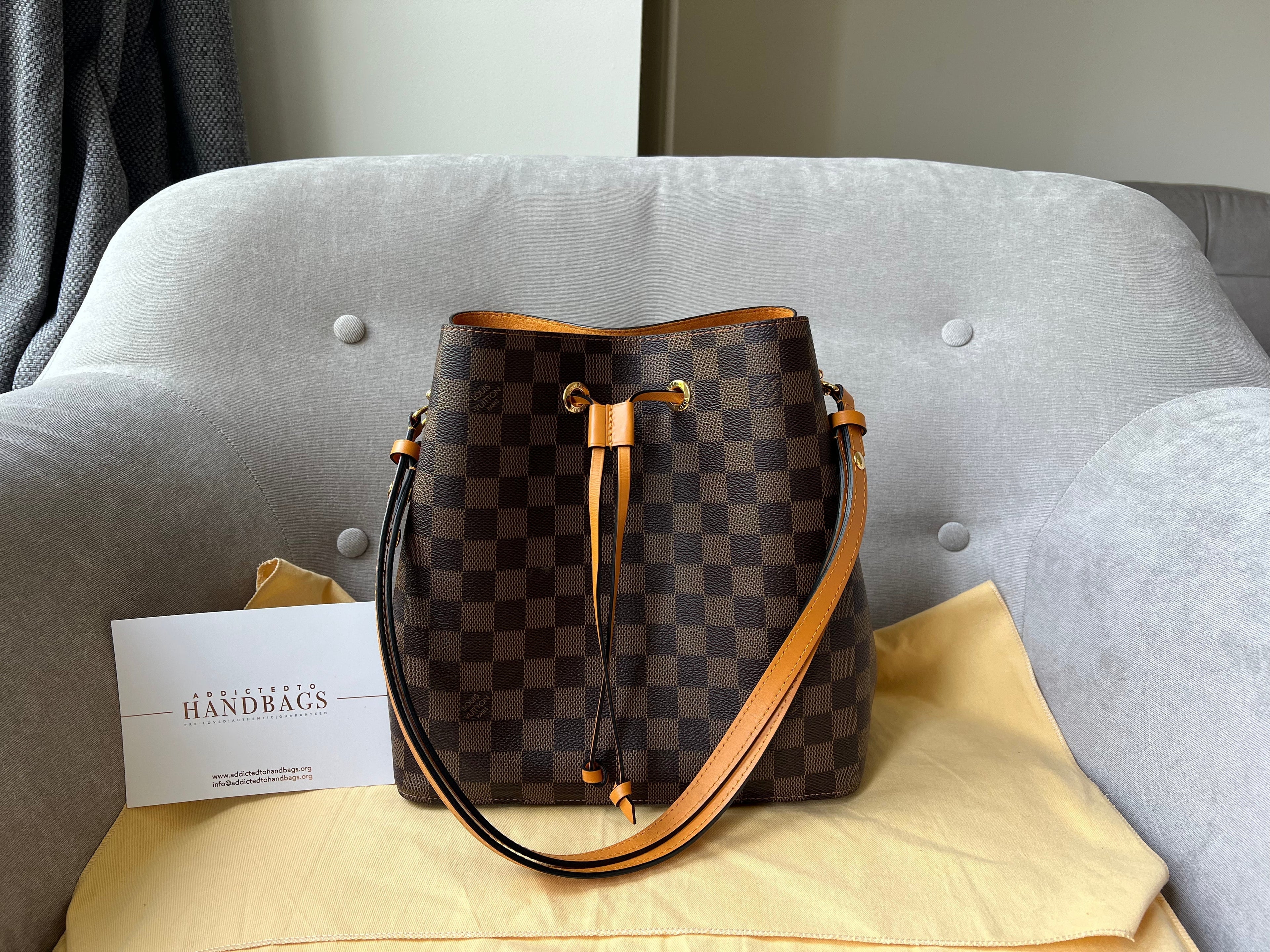 Louis Vuitton Neo Noe Damier Ebene and Safran (RRP £1,560)