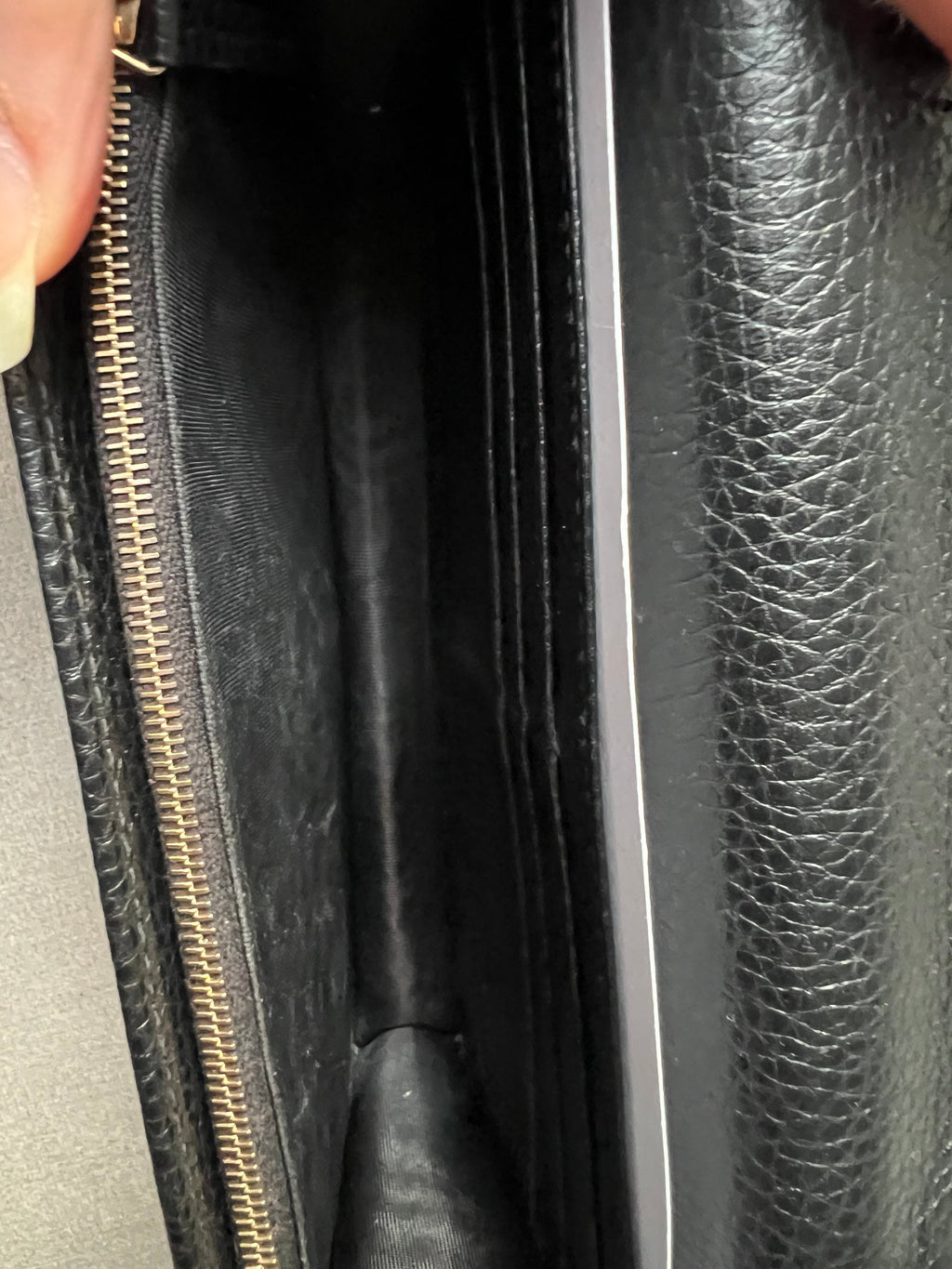 Gucci Black Soho Chain Wallet