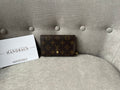 Louis Vuitton Tresor Wallet in Monogram and Brown