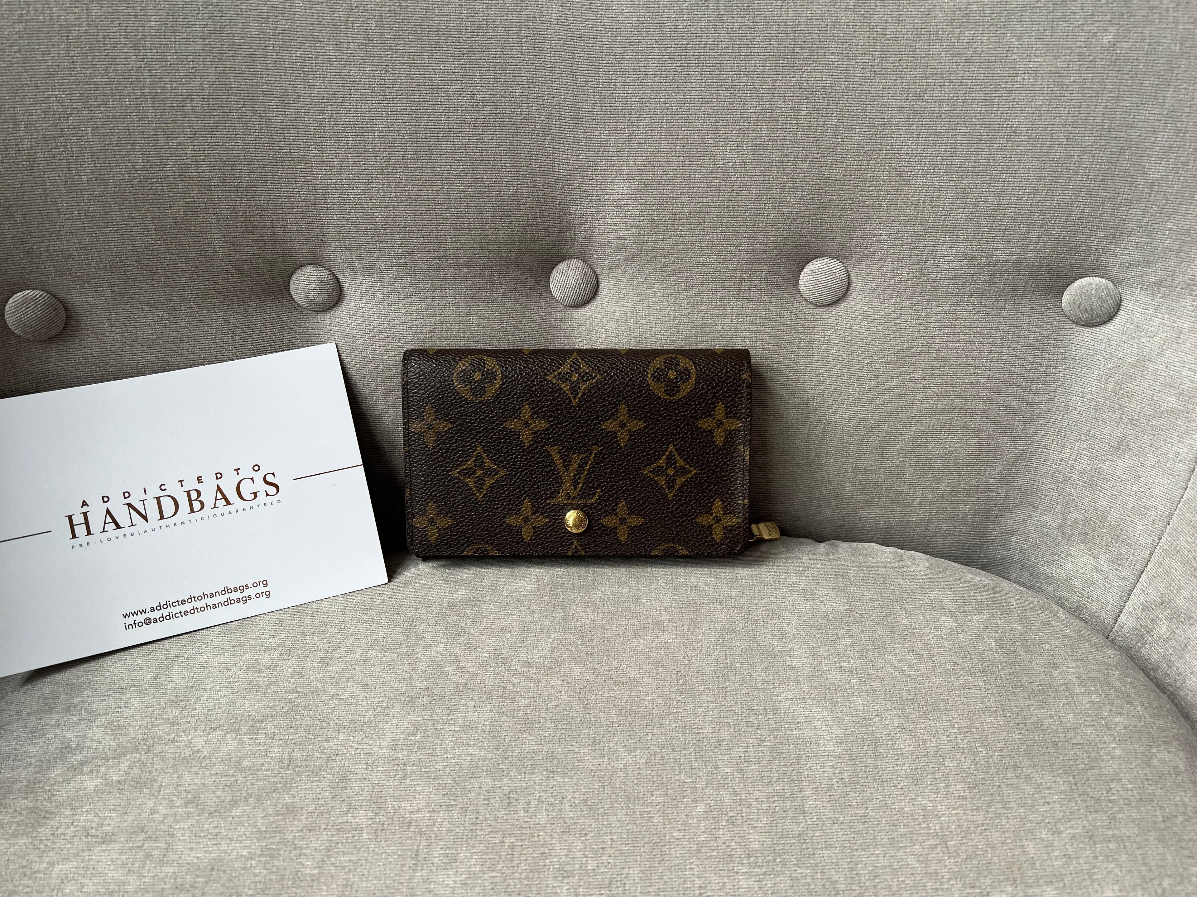 Louis Vuitton Tresor Wallet in Monogram and Brown