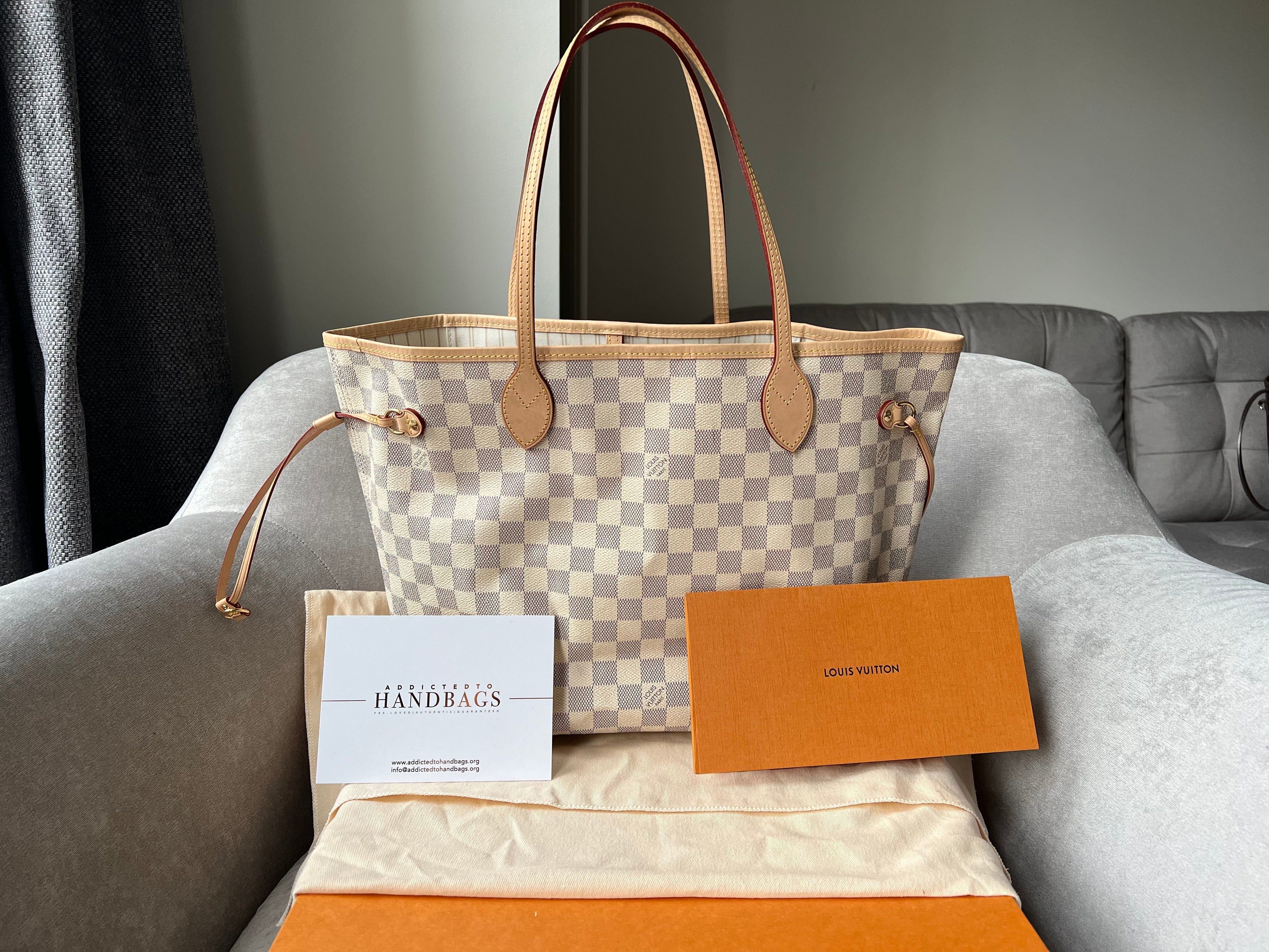 Louis Vuitton Neverfull MM  Damier Azur (RRP £1,410)
