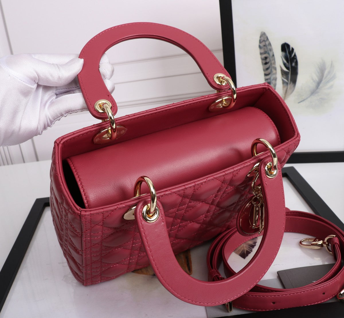 Christian Dior Medium Lady Dior  Bag
