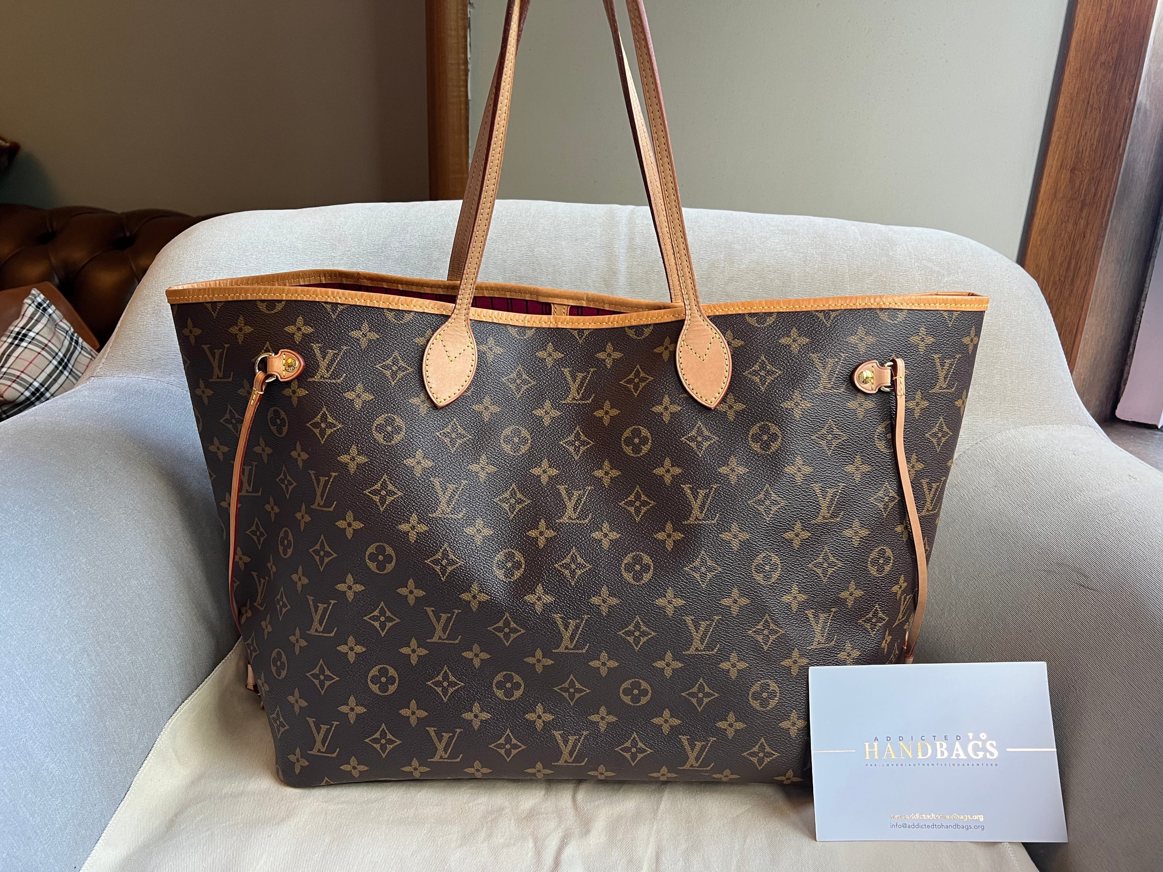 Louis Vuitton Neverfull GM Monogram Beige Interior (RRP £1,460)