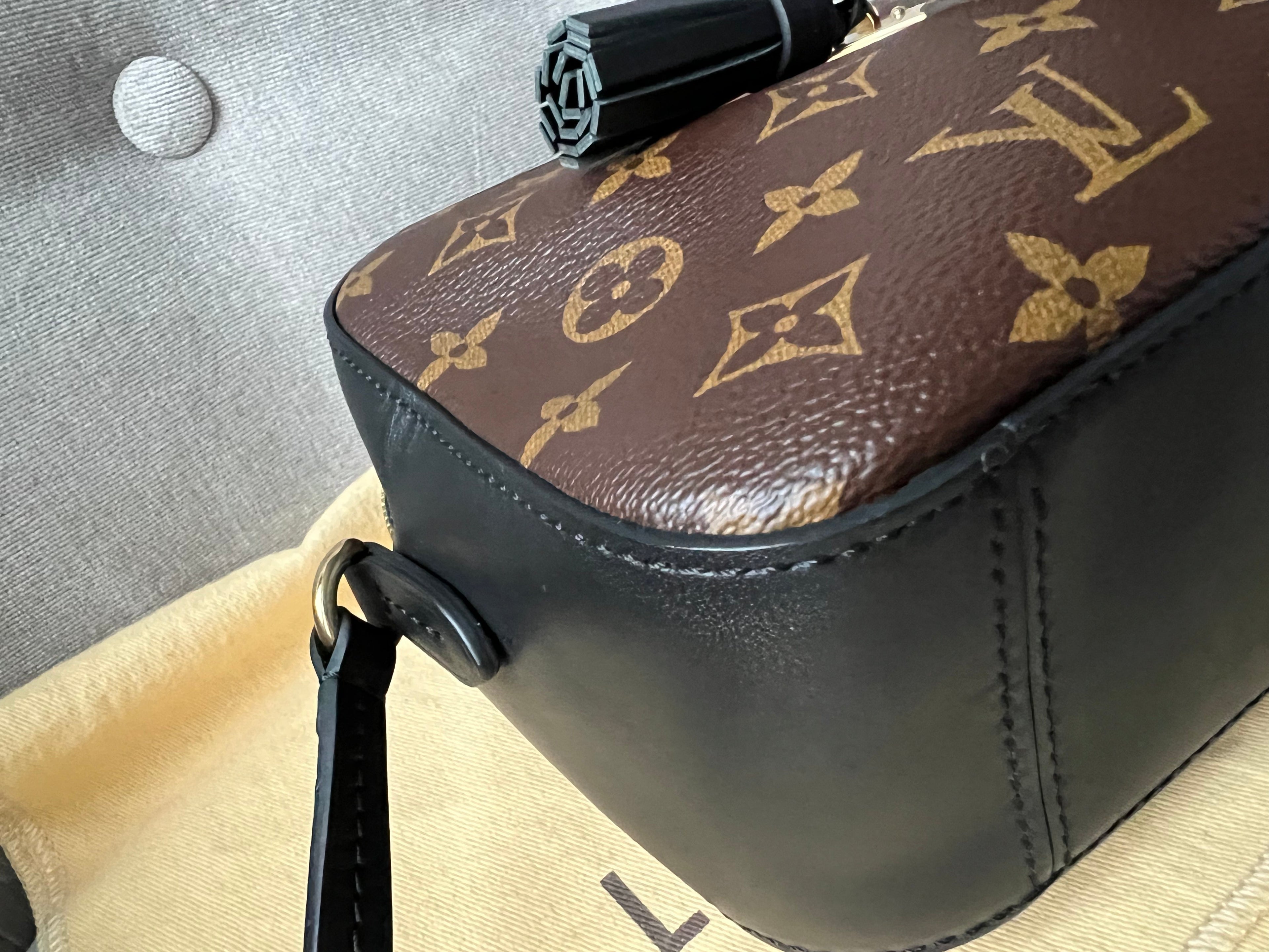 Louis Vuitton Saintonge Monogram and Black
