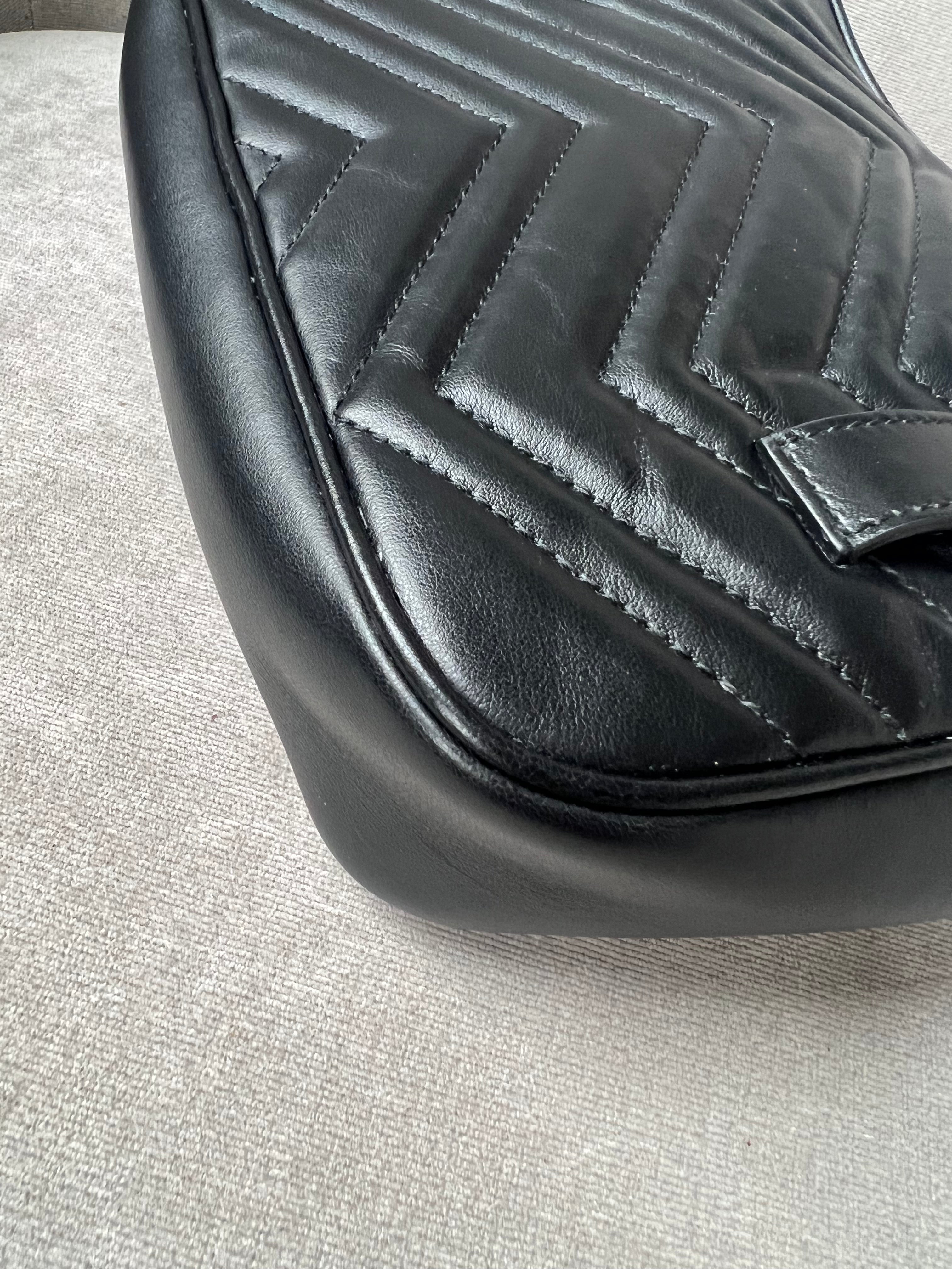 Gucci GG Black Marmont Belt Bag