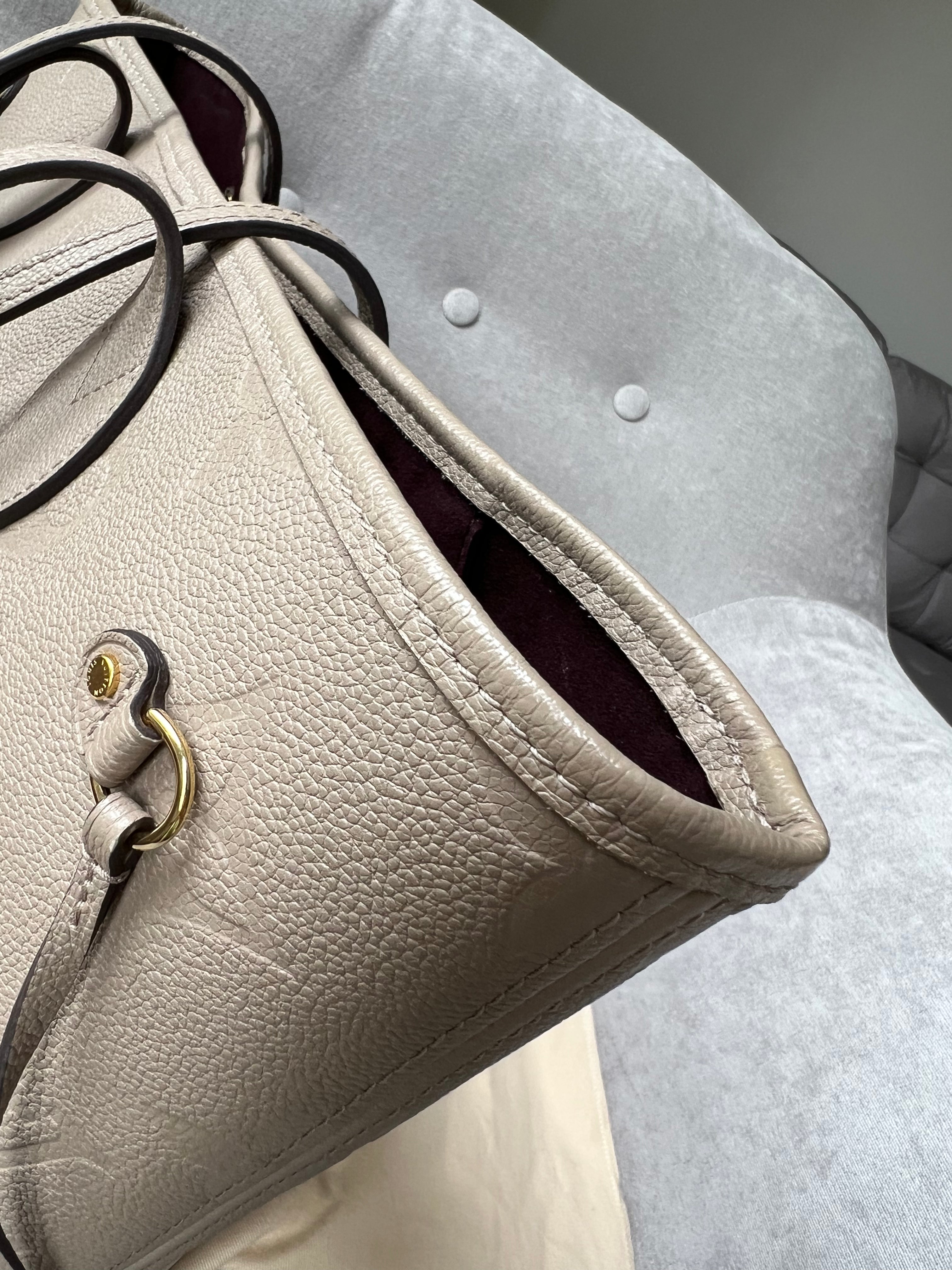 Louis Vuitton Neverfull MM Dune Empreinte (RRP £1,940)