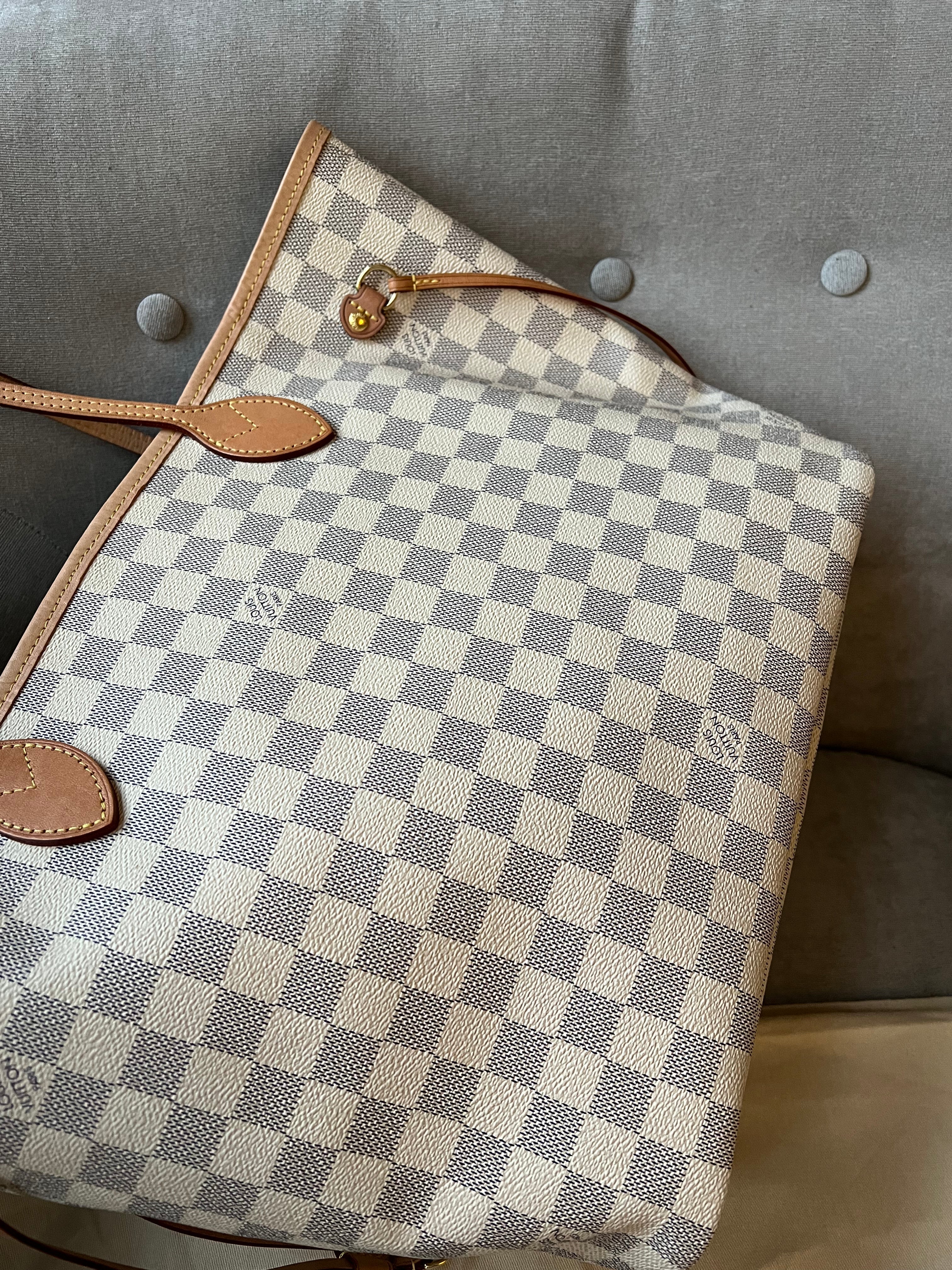 Louis Vuitton Neverfull MM  Damier Azur (RRP £1,410)