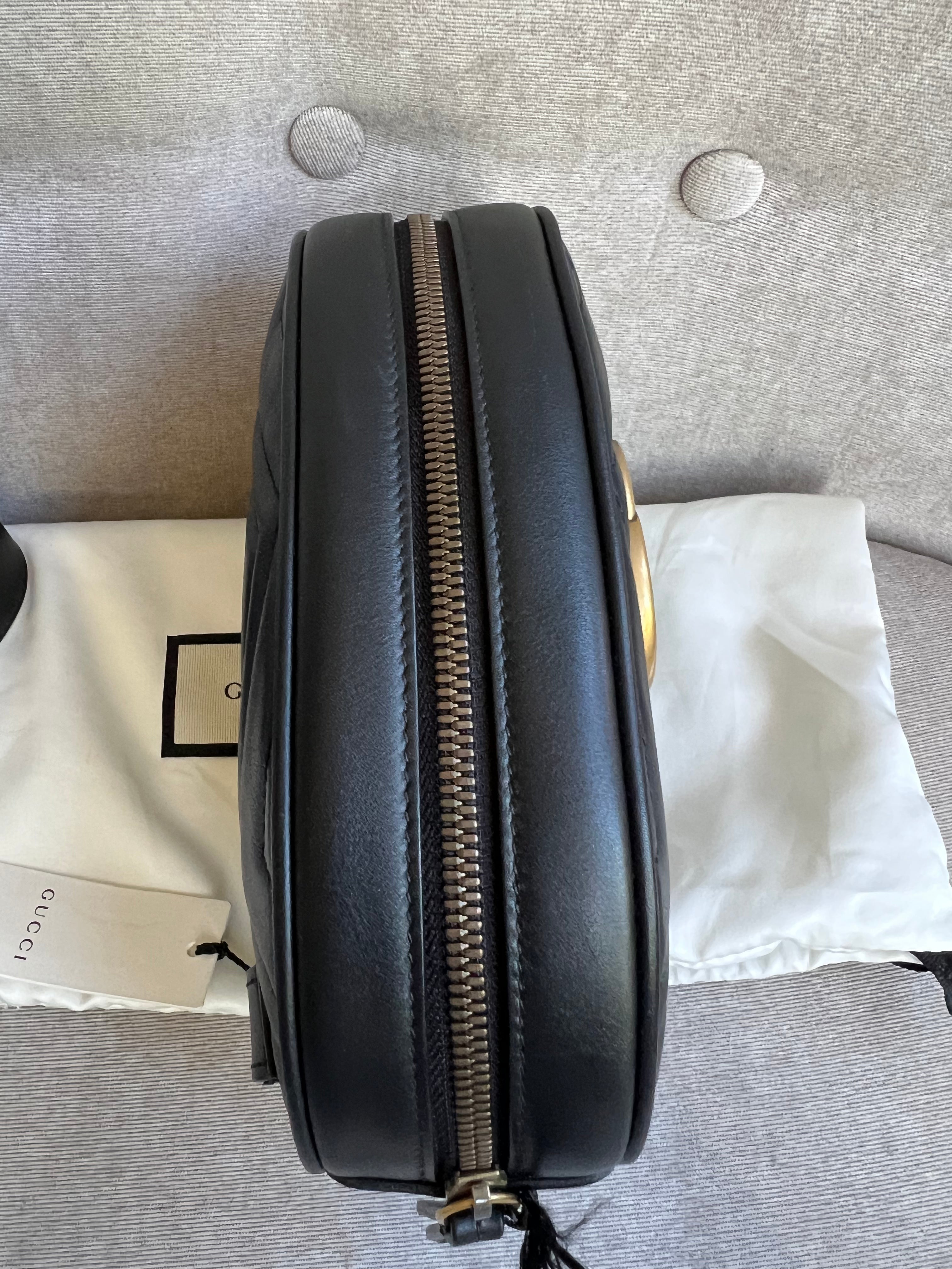 Gucci GG Black Marmont Belt Bag