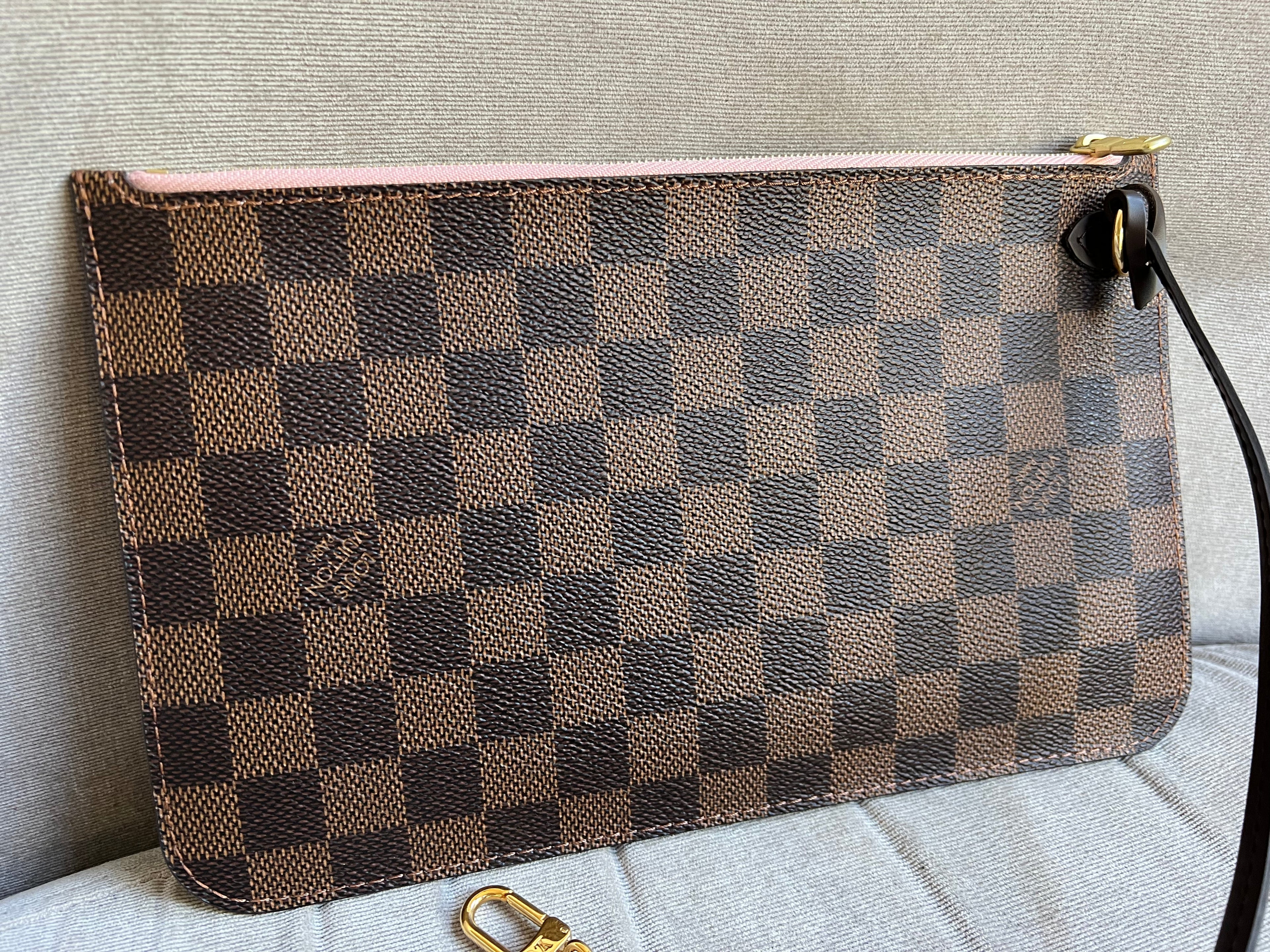 Louis Vuitton Pouch (from Neverfull MM) in Damier Ebene