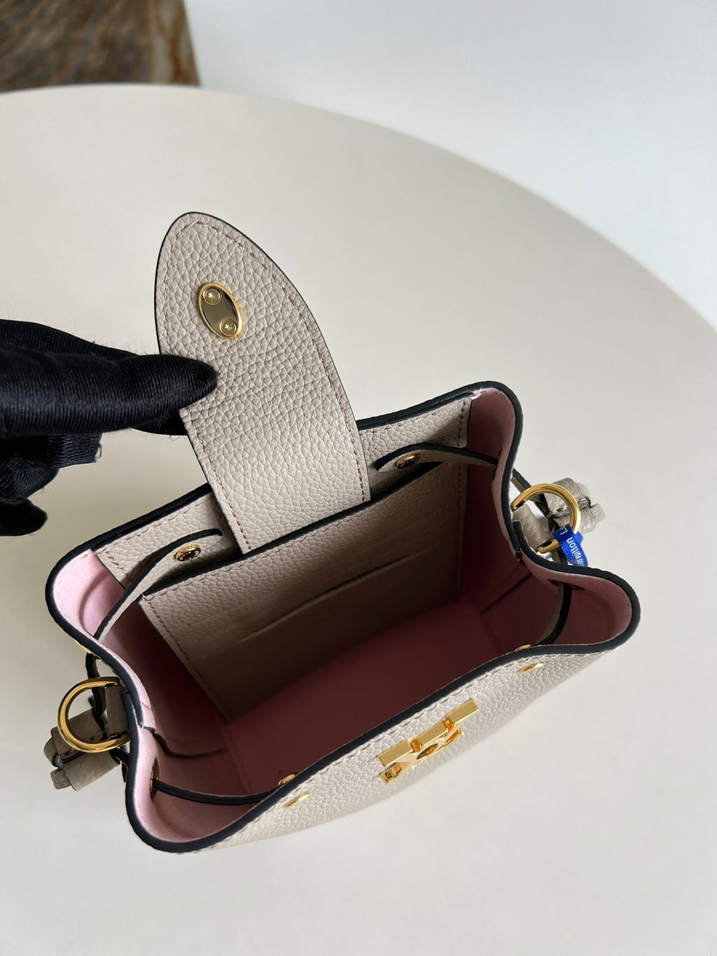 Louis Vuitton Nano LockMe Bucket Bag