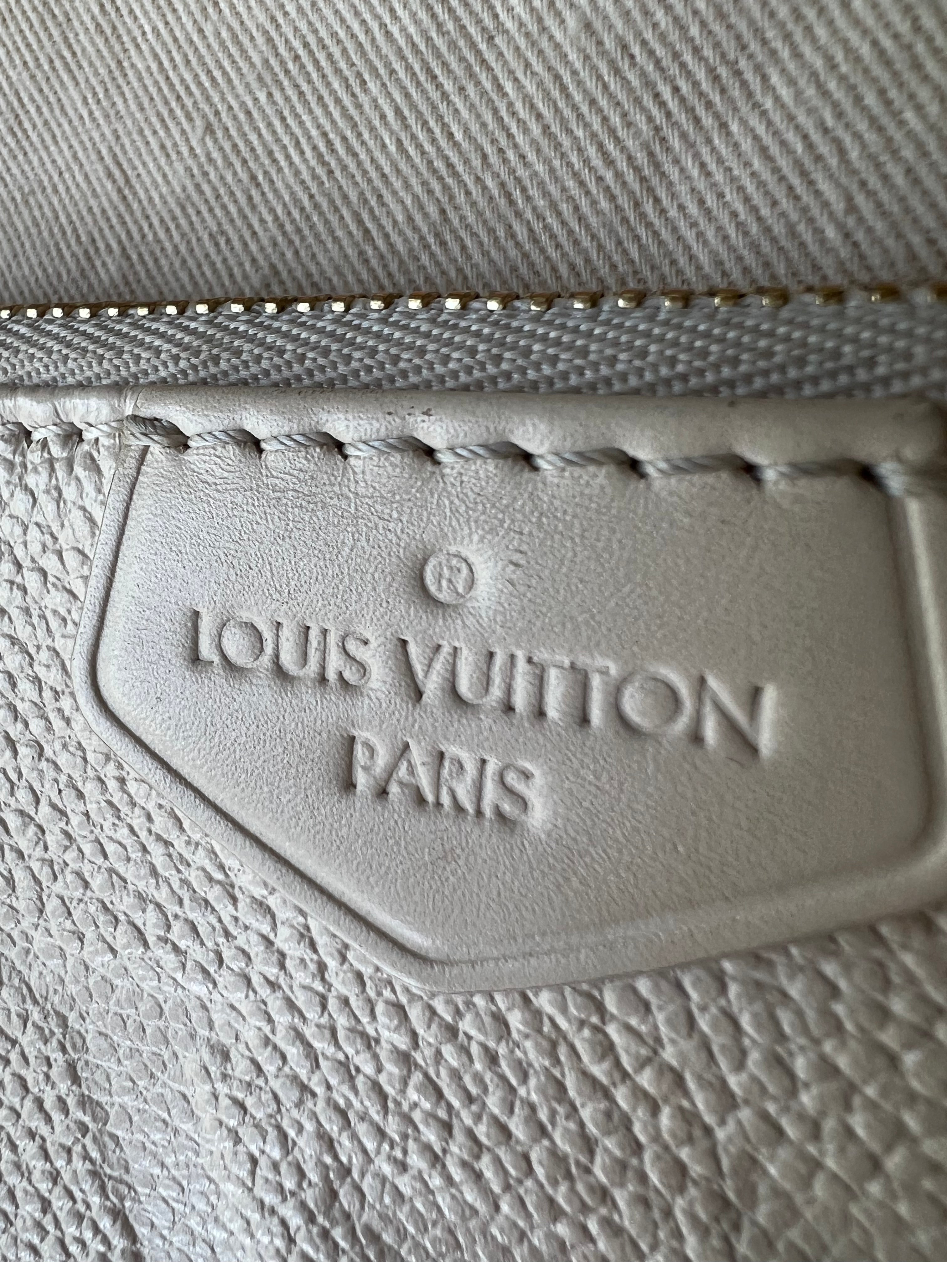 Louis Vuitton Multi Pochette Accessoires Creme Empreinte (RRP £2110)
