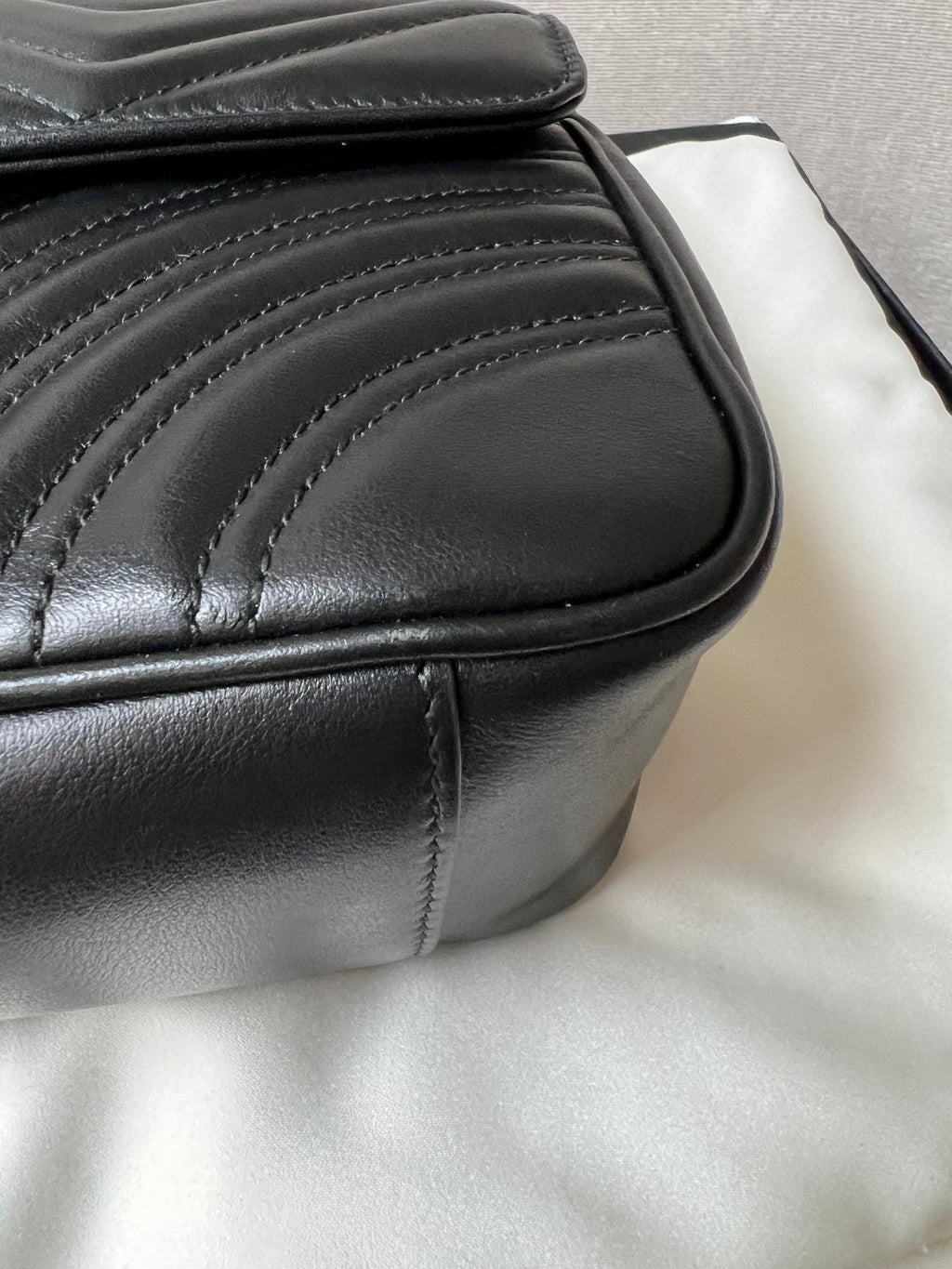 Gucci GG Black Marmont Small Shoulder Bag (RRP £1800)